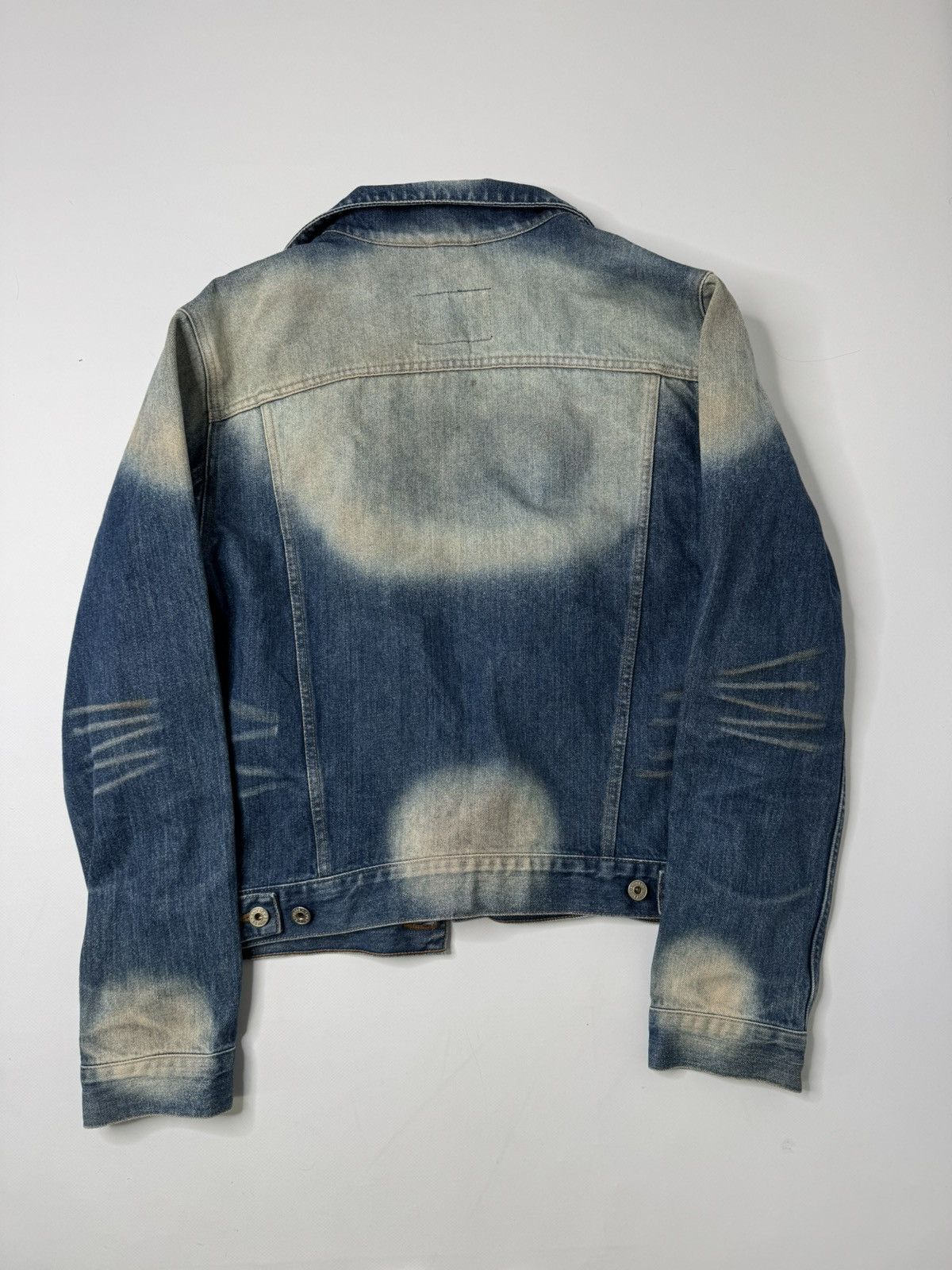 Vintage Vintage archive avant garde washed denim jacket katana lgb Size US L / EU 52-54 / 3 - 8 Thumbnail
