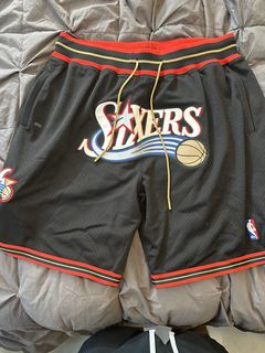 Wholesale N-Ba Philadelphia 76ers Retired Just Don Shorts Red with