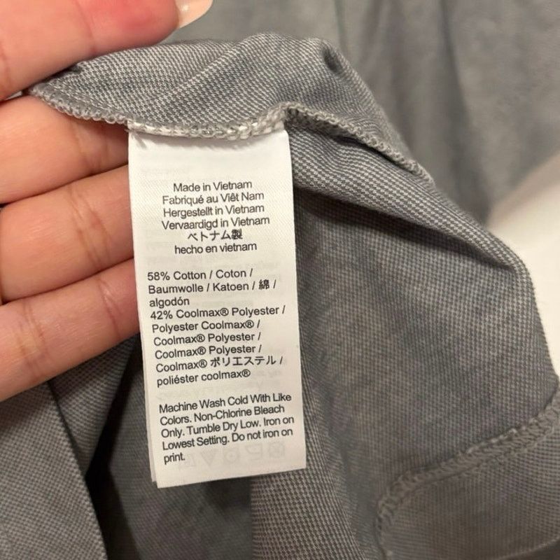 J.Crew J.Crew Performance Polo Shirt Coolmax Heathered Gray Size M Size US M / EU 48-50 / 2 - 6 Thumbnail
