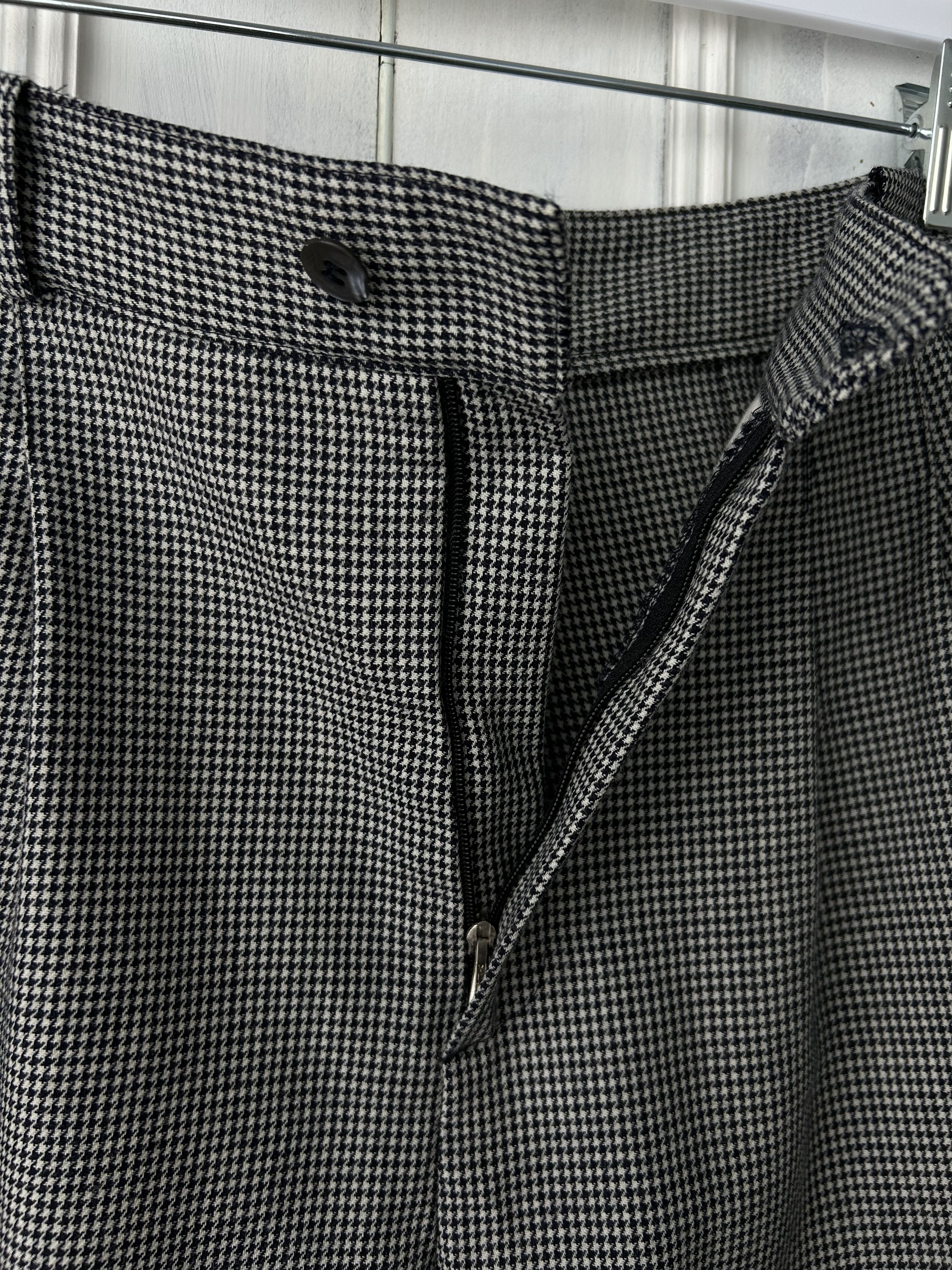 Burberry Burberrys of London Houndstooth Wool Trousers Size 30" / US 8 / IT 44 - 5 Thumbnail