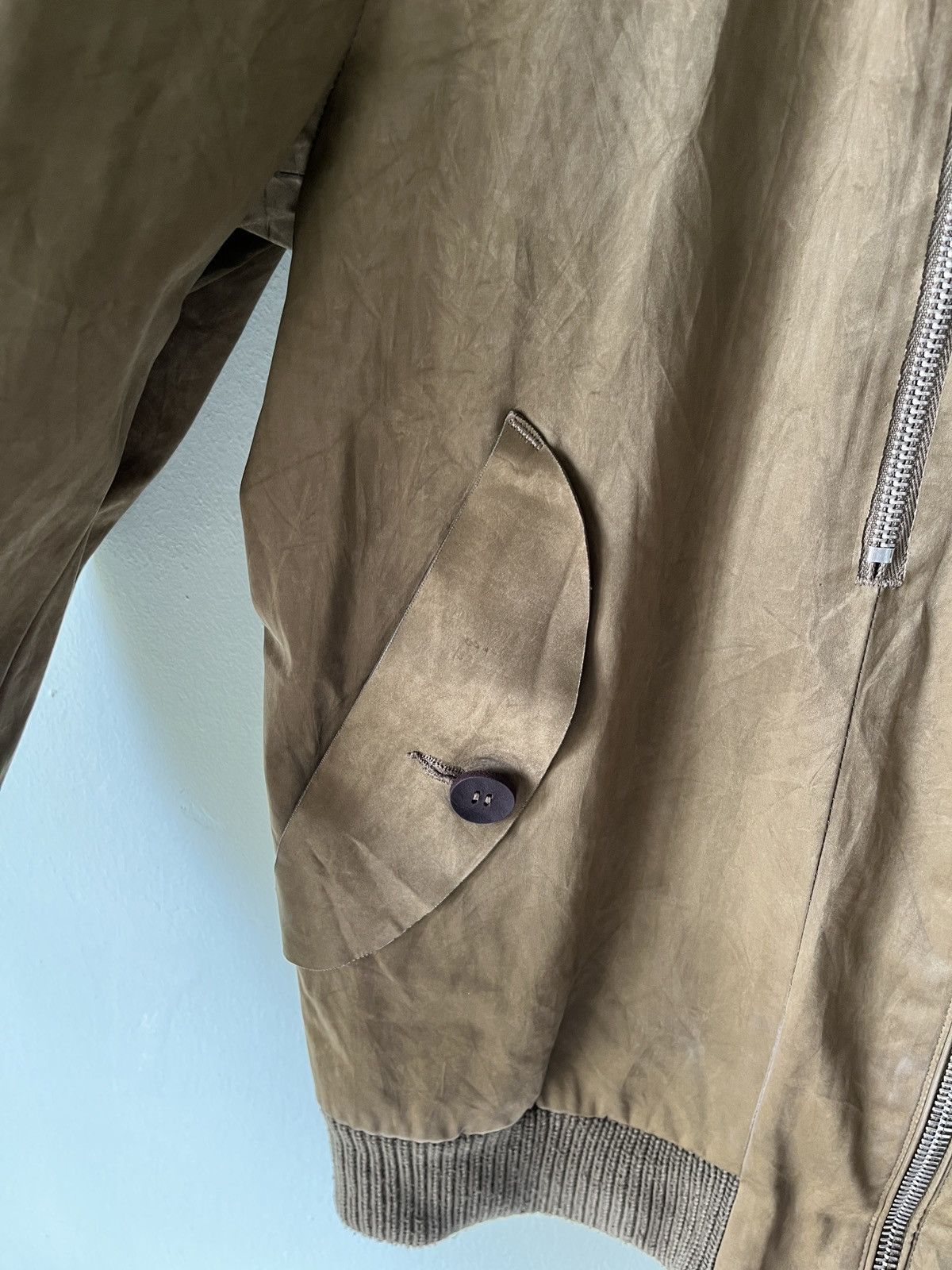 Diesel Black Gold Diesel Black Gold Bomber Leather Jacket Size US M / EU 48-50 / 2 - 5 Thumbnail