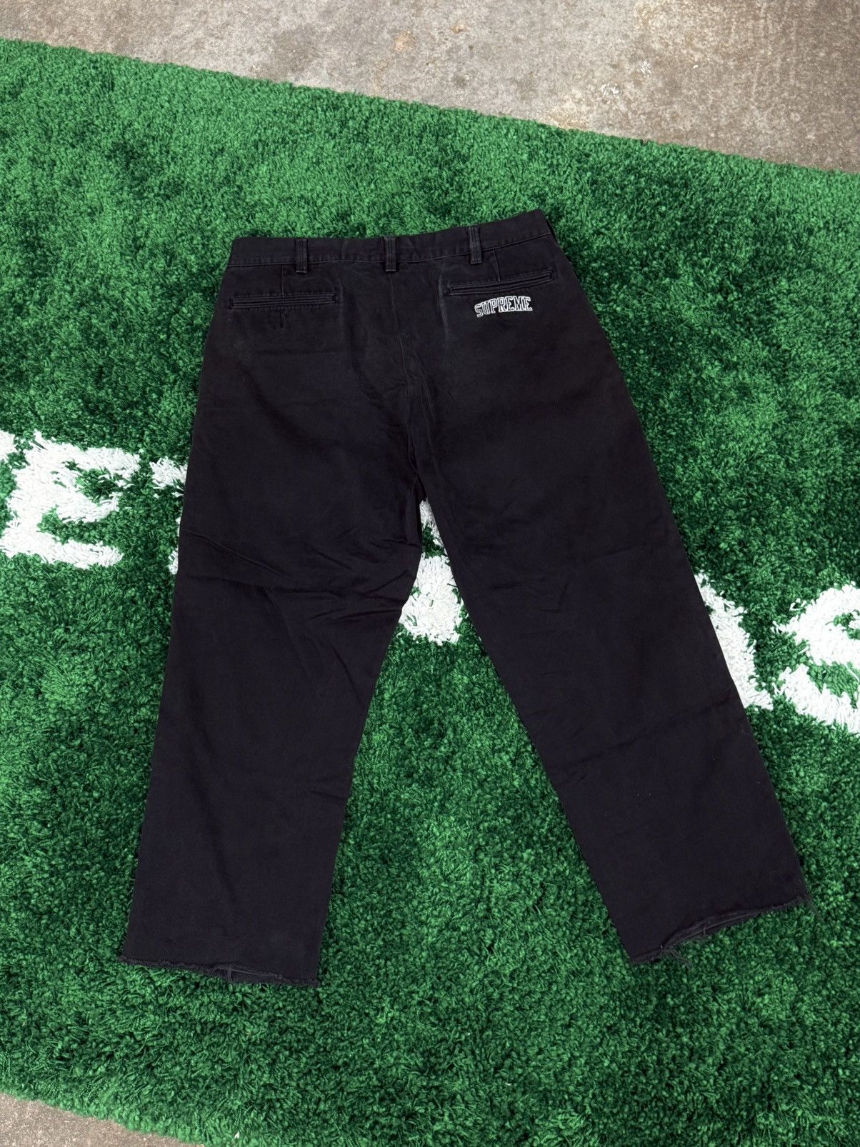 Supreme Supreme Doughboy Chino Pant Black Pillsbury FW22 Size US 34 / EU 50 - 4 Thumbnail