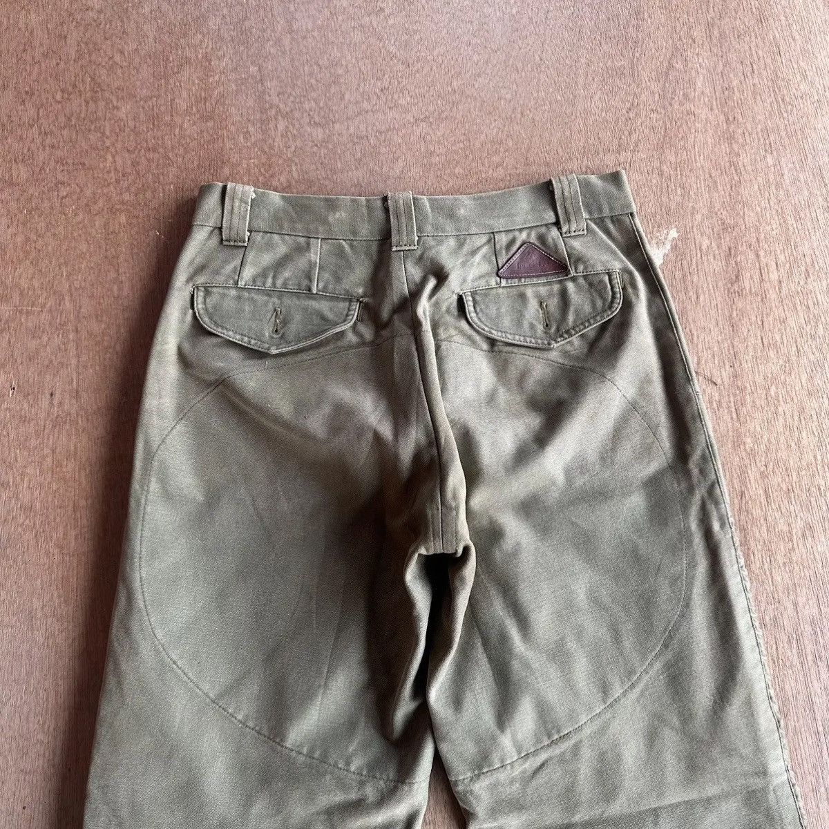 DAIWA STEALS💥90’s Vintage TIMBERLINE DoubleKnee Rusty Dirty Pants Size US 29 - 19 Thumbnail