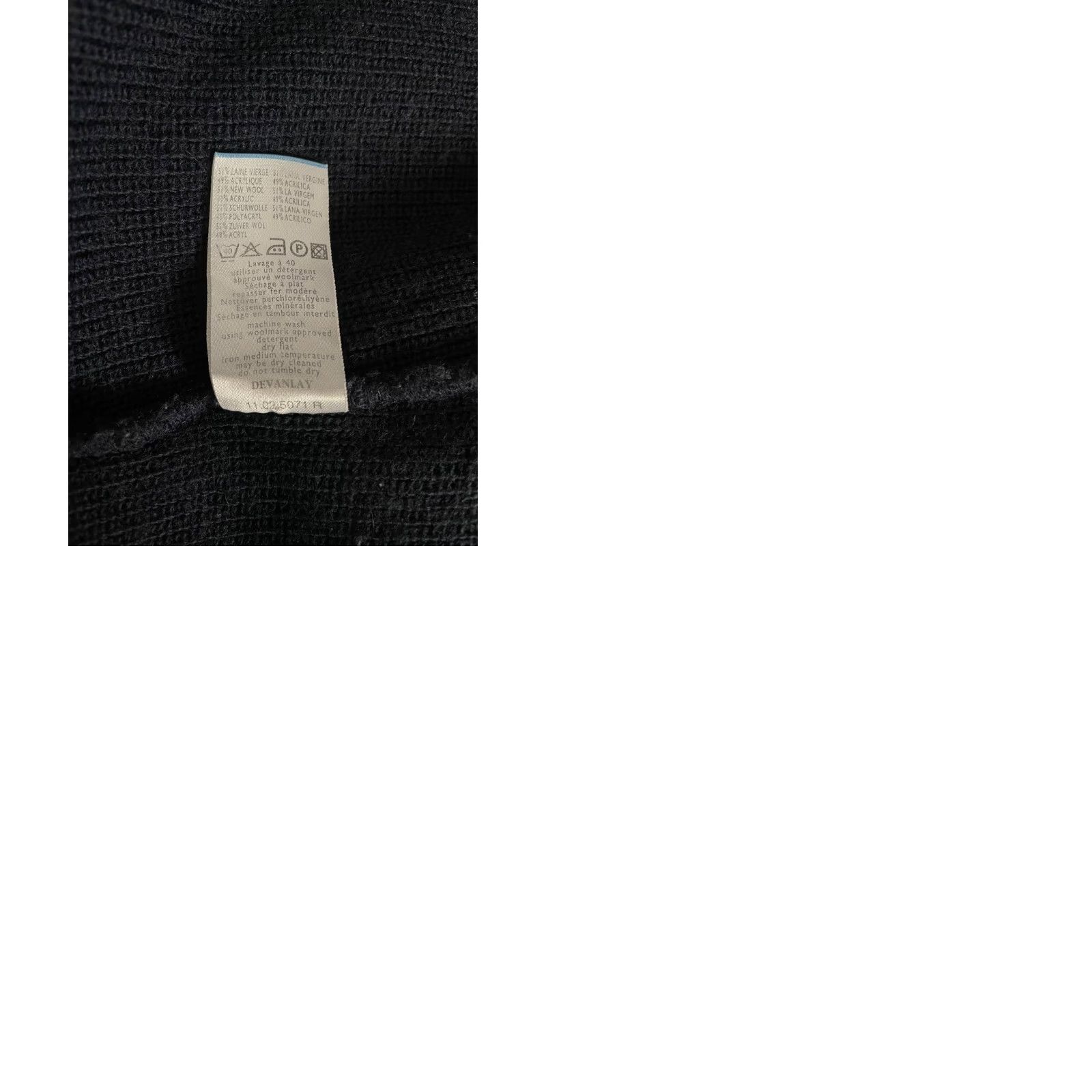 Lacoste Lacoste Cardigan Sweater Mens Regular Size 4 Black Wool Zipper Long Sleeve Cardigan Size US S / EU 44-46 / 1 - 9 Thumbnail
