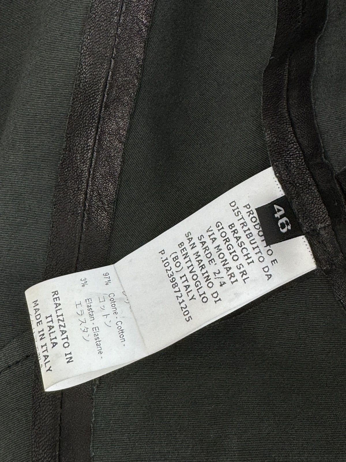 Giorgio Brato Leather zip up jacket Size US S / EU 44-46 / 1 - 14 Thumbnail