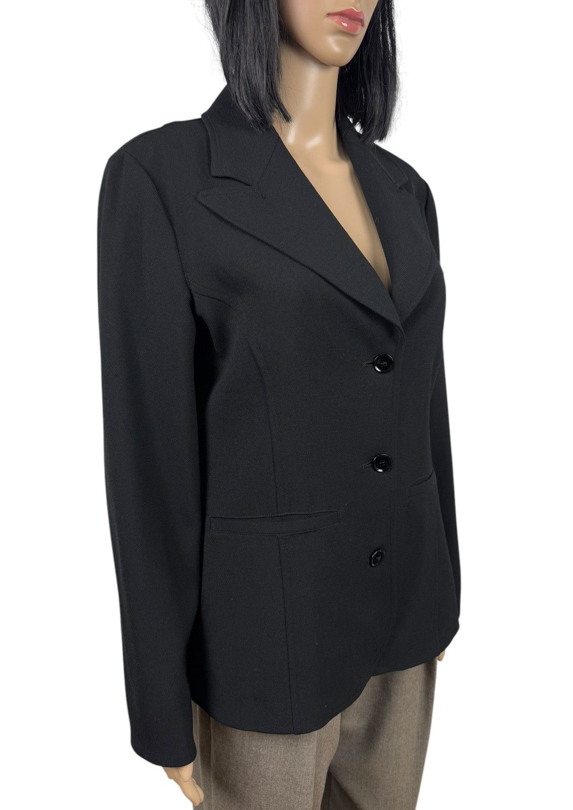 Armani × Vintage Armani Vintage 1980s Blazer Wool-Polyamide size US10 IT44 Size L / US 10 / IT 46 - 3 Thumbnail