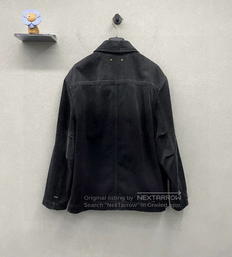 Louis Vuitton Louis Vuitton 24 Washed Old Black Denim Jacket Size US M / EU 48-50 / 2 - 1 Thumbnail
