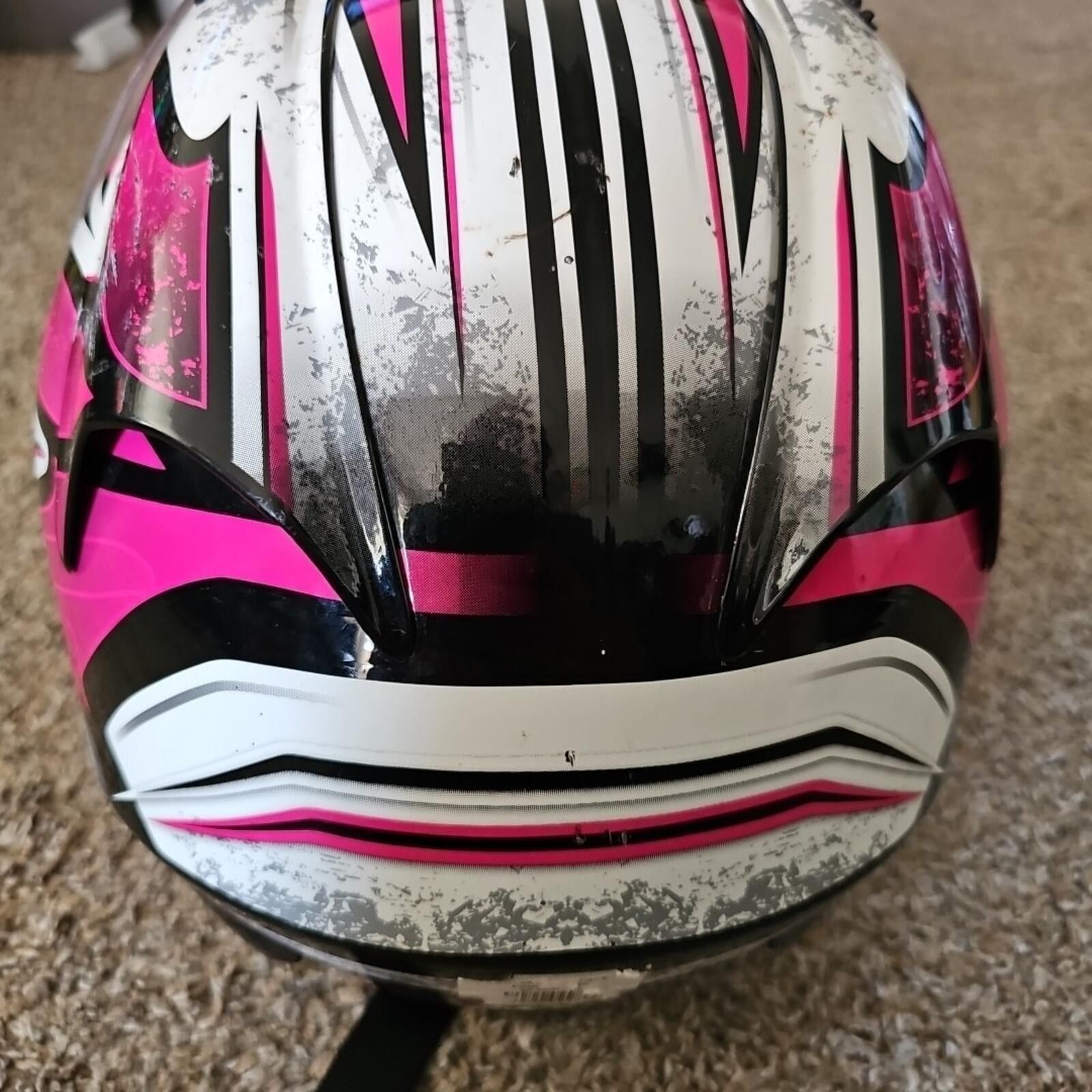 Rider Boot Co. Raider Octane Full Facemask Helmet L Pink A-683 Size ONE SIZE - 7 Thumbnail