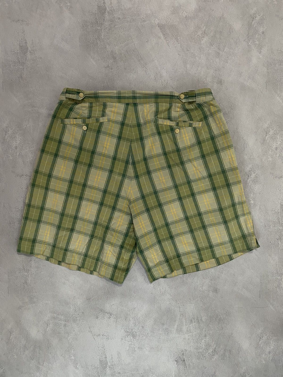 Nike × Vintage 🍀 Vintage 90s Shorts Nike Swoosh Rubbed Hip Hop Size US 36 / EU 52 - 3 Thumbnail