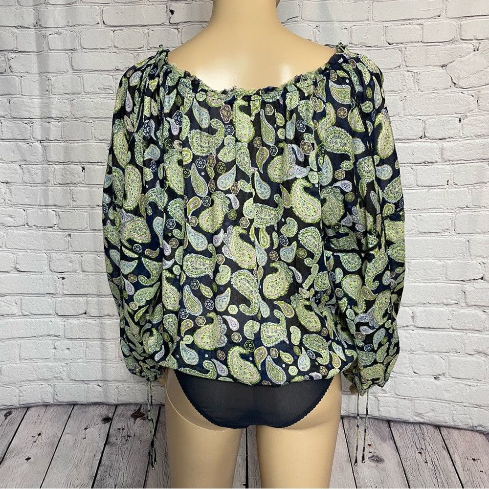 Free People NWT New $78 Free People Sundown Paisley Cotton Bodysuit Siz Size S / US 4 / IT 40 - 5 Thumbnail