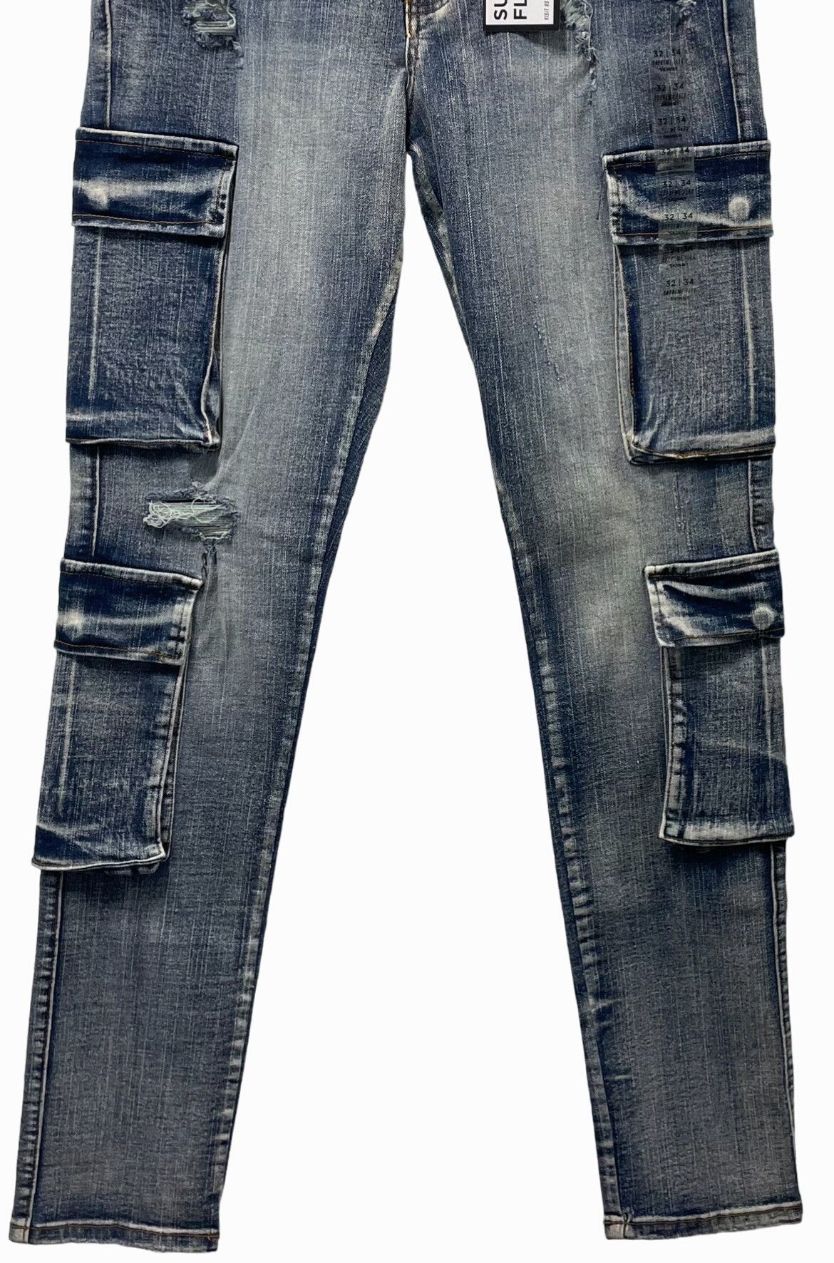 rue21 Rue 21 - Men's Supreme Flex Skinny Jeans - Blue - 32 x 34 Size US 32 / EU 48 - 13 Thumbnail