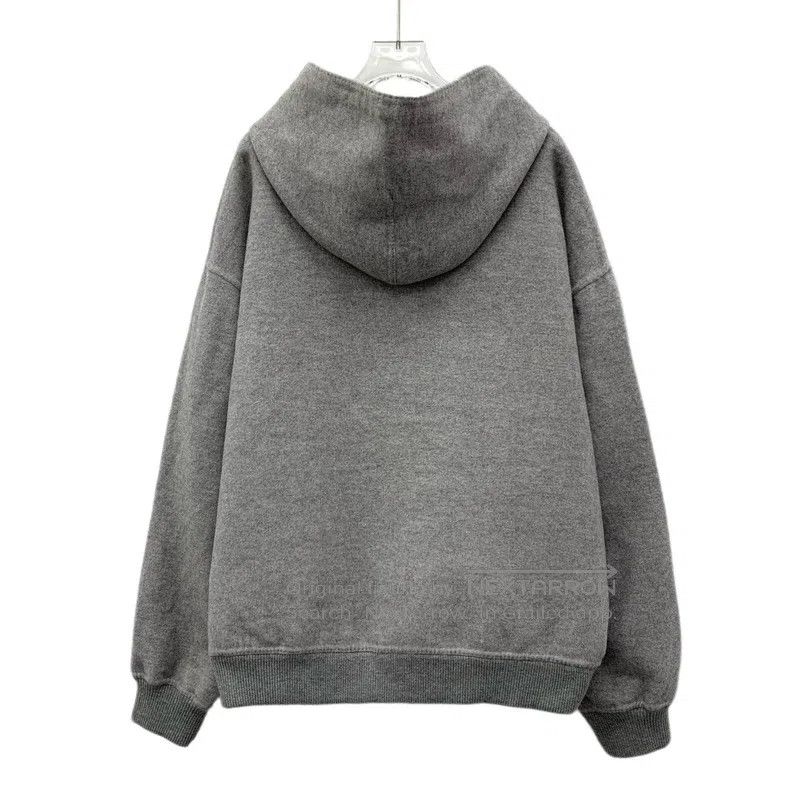 Louis Vuitton Louis Vuitton Grey tag sheet wool hooded long sleeve sweat Size US L / EU 52-54 / 3 - 2 Thumbnail