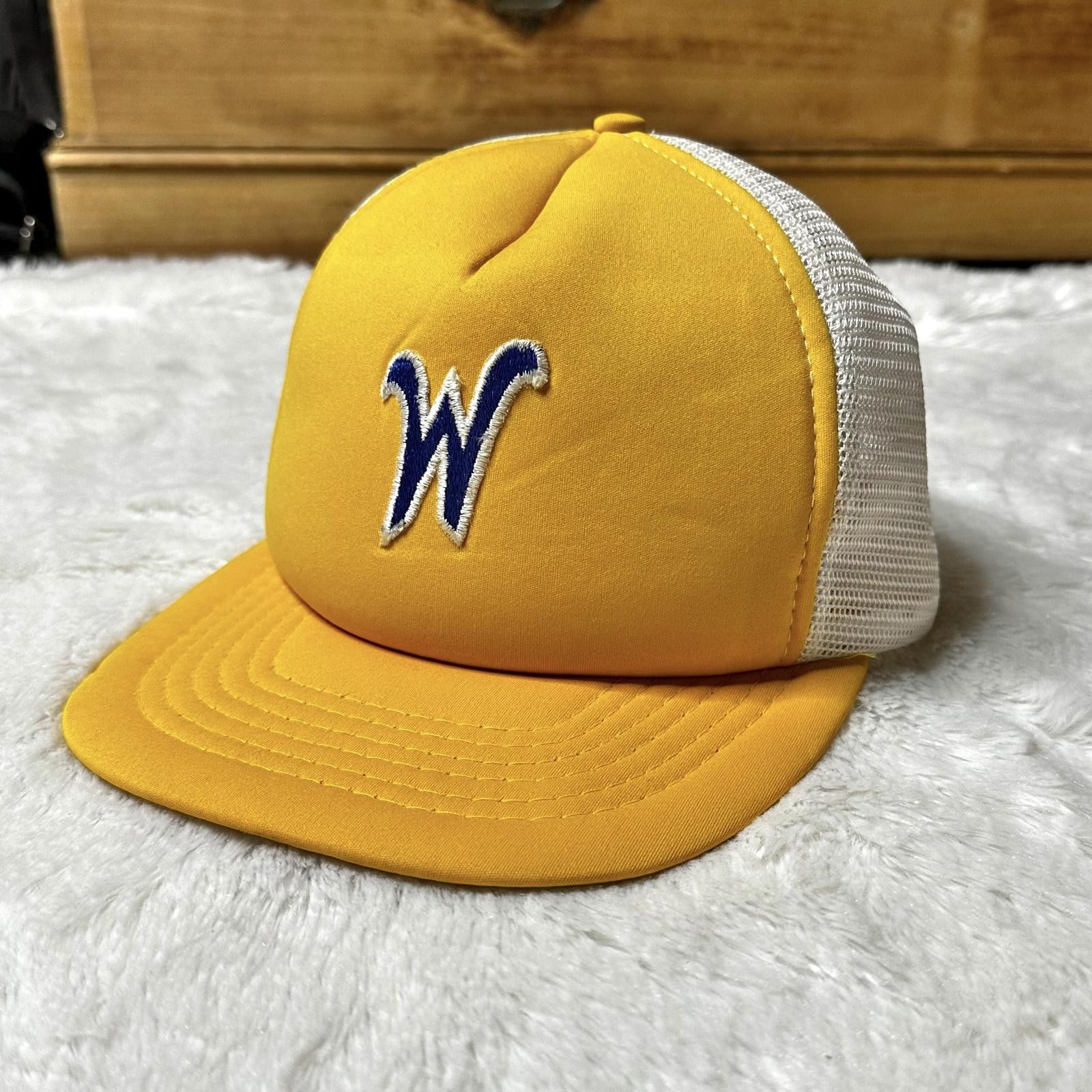 Vintage Vintage Sportco Witchita State Foam Snapback Trucker Hat Size ONE SIZE - 1 Thumbnail