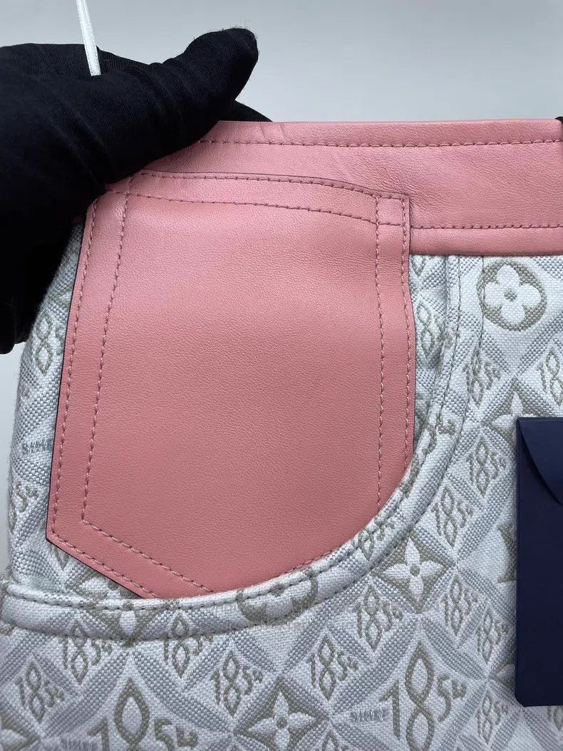 Louis Vuitton Louis Vuitton 1854 Collection Patchwork Skirt Size 33" - 3 Thumbnail