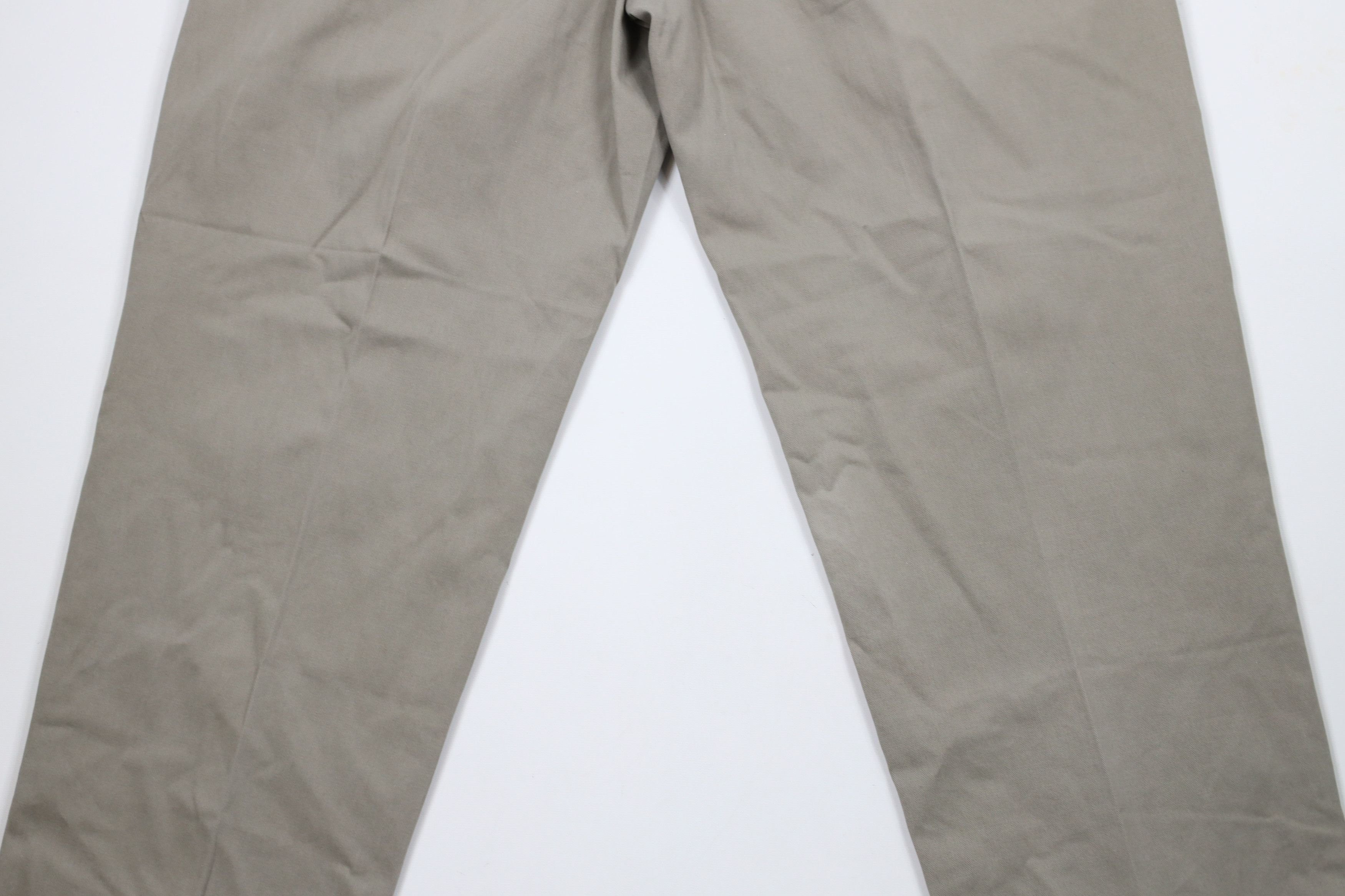 Ralph Lauren × Vintage Vintage 90s Ralph Lauren Wide Leg Chino Pants Green Gray Size US 34 / EU 50 - 12 Thumbnail