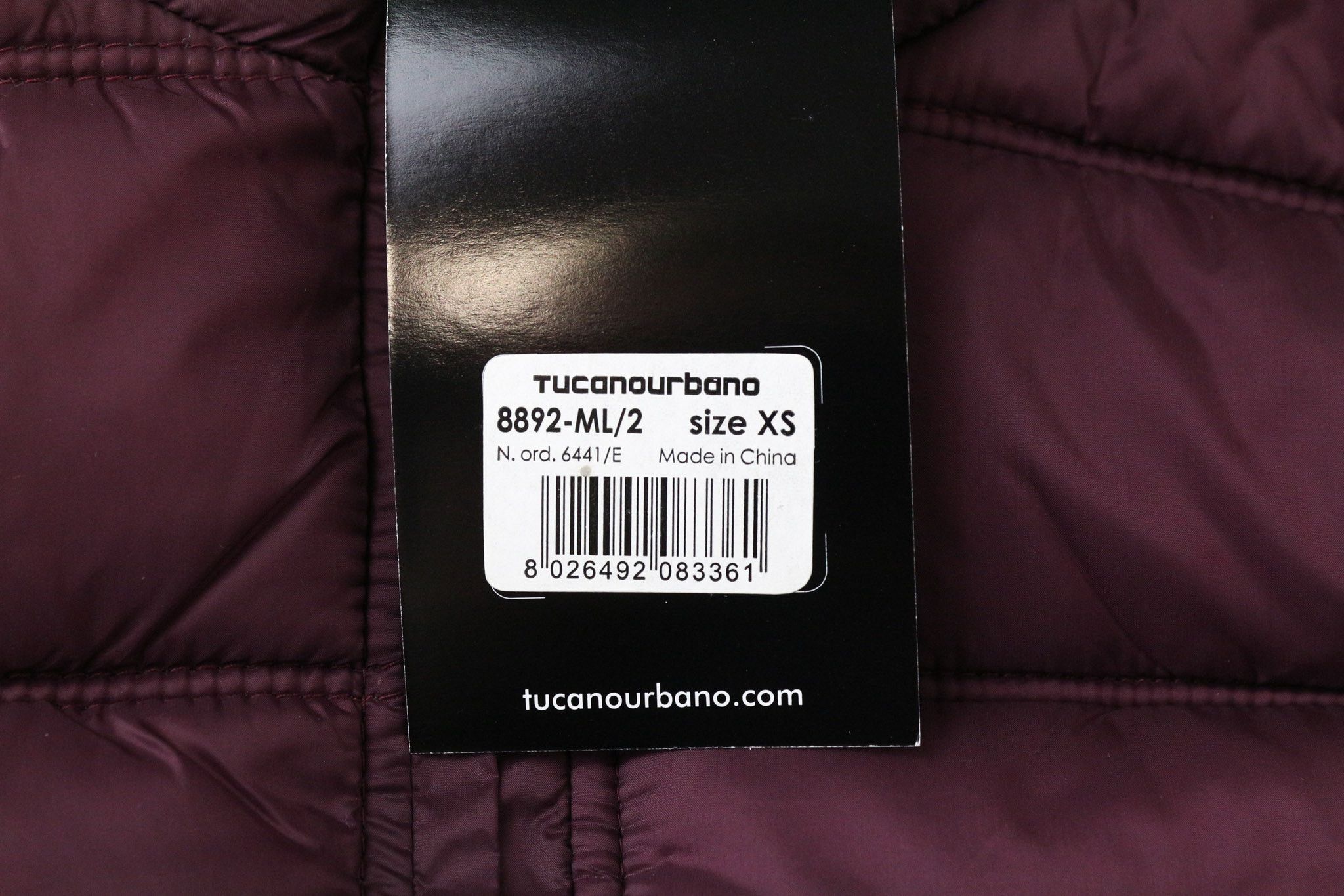 Other HOT DAN IT38 Burgundy Padded Scooter Jacket 75914 Size M / US 6-8 / IT 42-44 - 5 Thumbnail