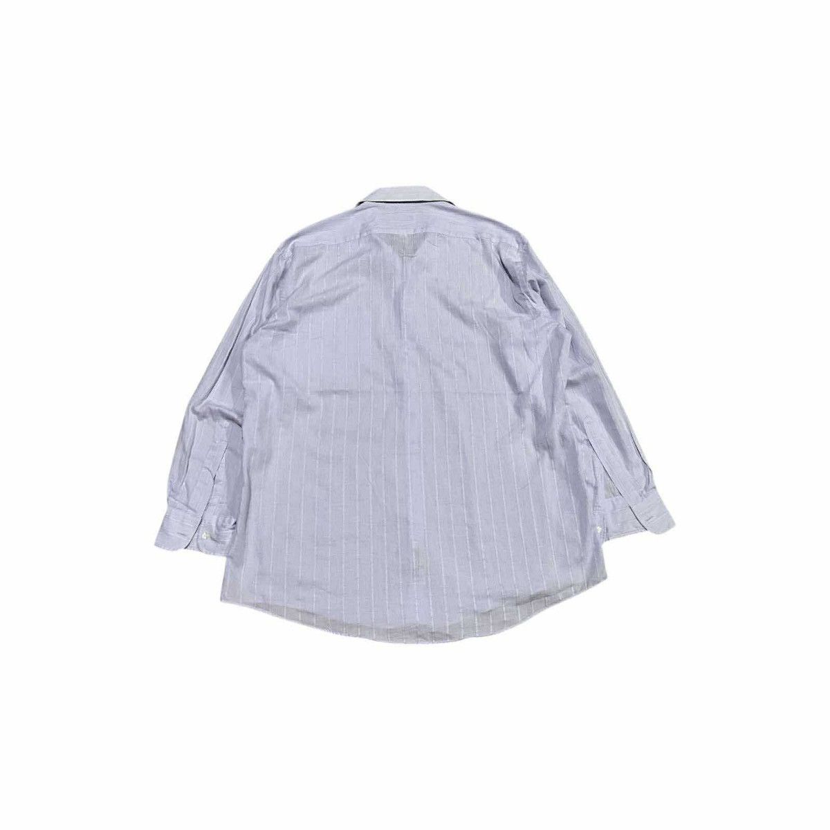 Yves Saint Laurent 🔥Vintage Yves Saint Laurent Menswear Shirt Striped Ls Size US XL / EU 56 / 4 - 4 Thumbnail