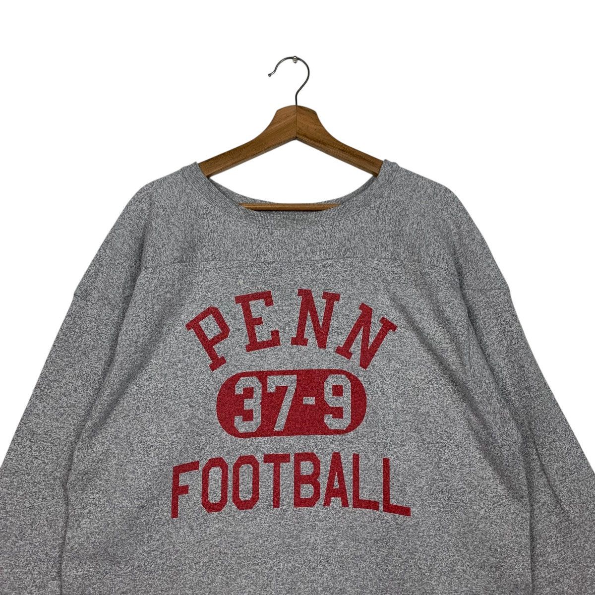 Champion 90’s CHAMPION Penn Football Cotton Rayon 3q Tees #2612-C117 Size US XL / EU 56 / 4 - 2 Thumbnail