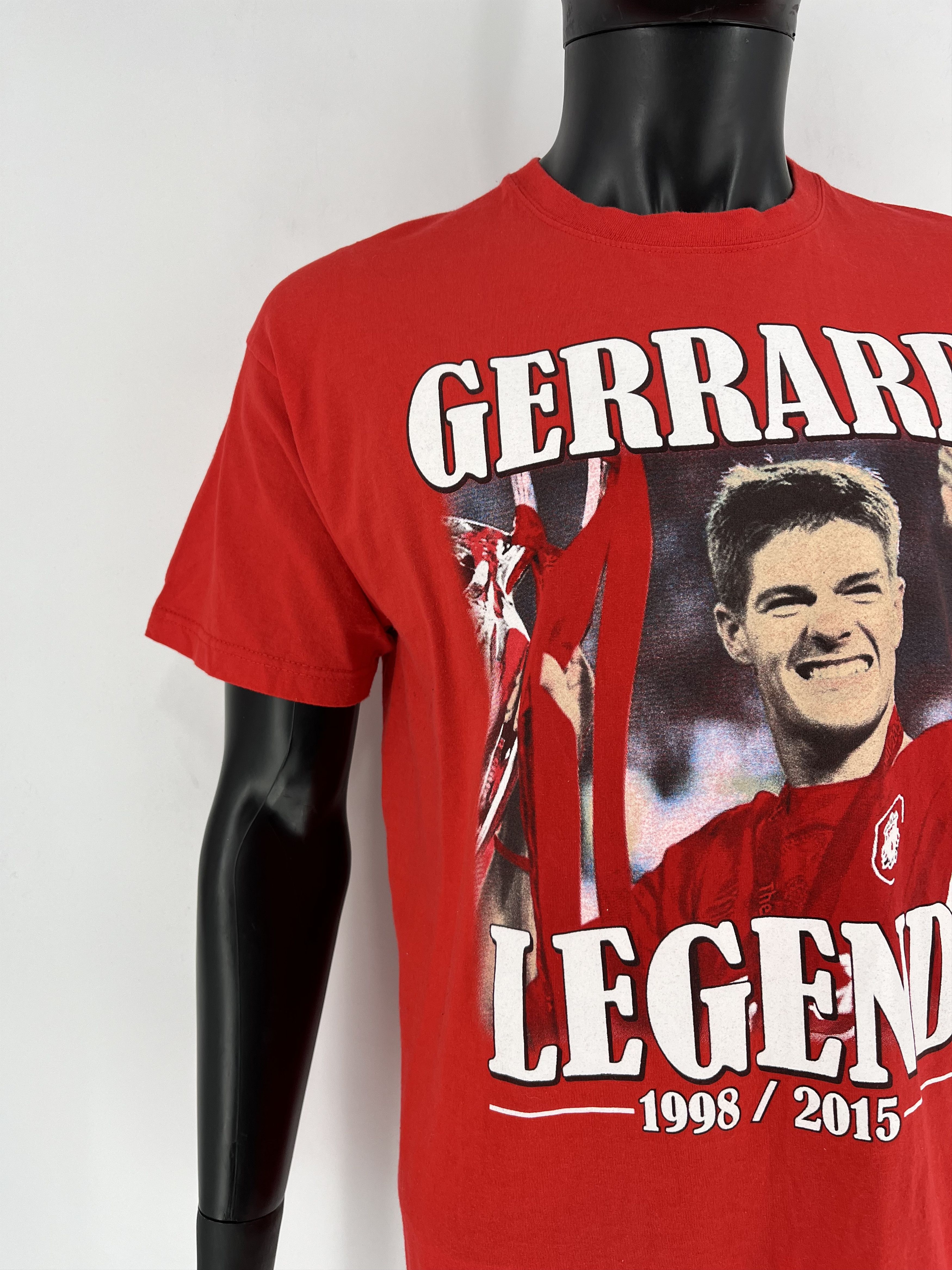 Other 00s Steven Gerrard Liverpool Shirt Vintage Football Jersey Size US L / EU 52-54 / 3 - 6 Thumbnail