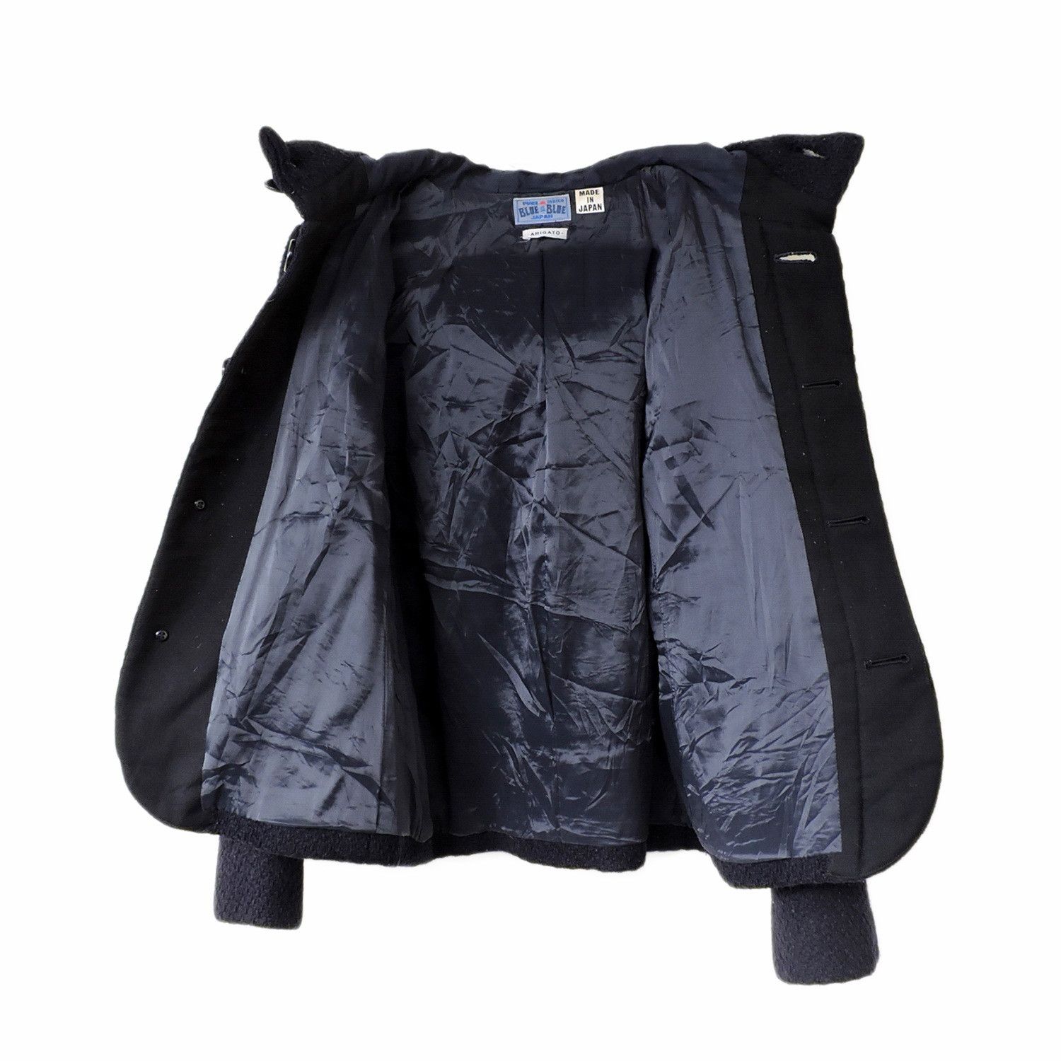 Blue Blue Japan PURE INDIGO BLUE BLUE JAPAN ARIGATO WOVEN HOODED JACKET Size US M / EU 48-50 / 2 - 3 Thumbnail