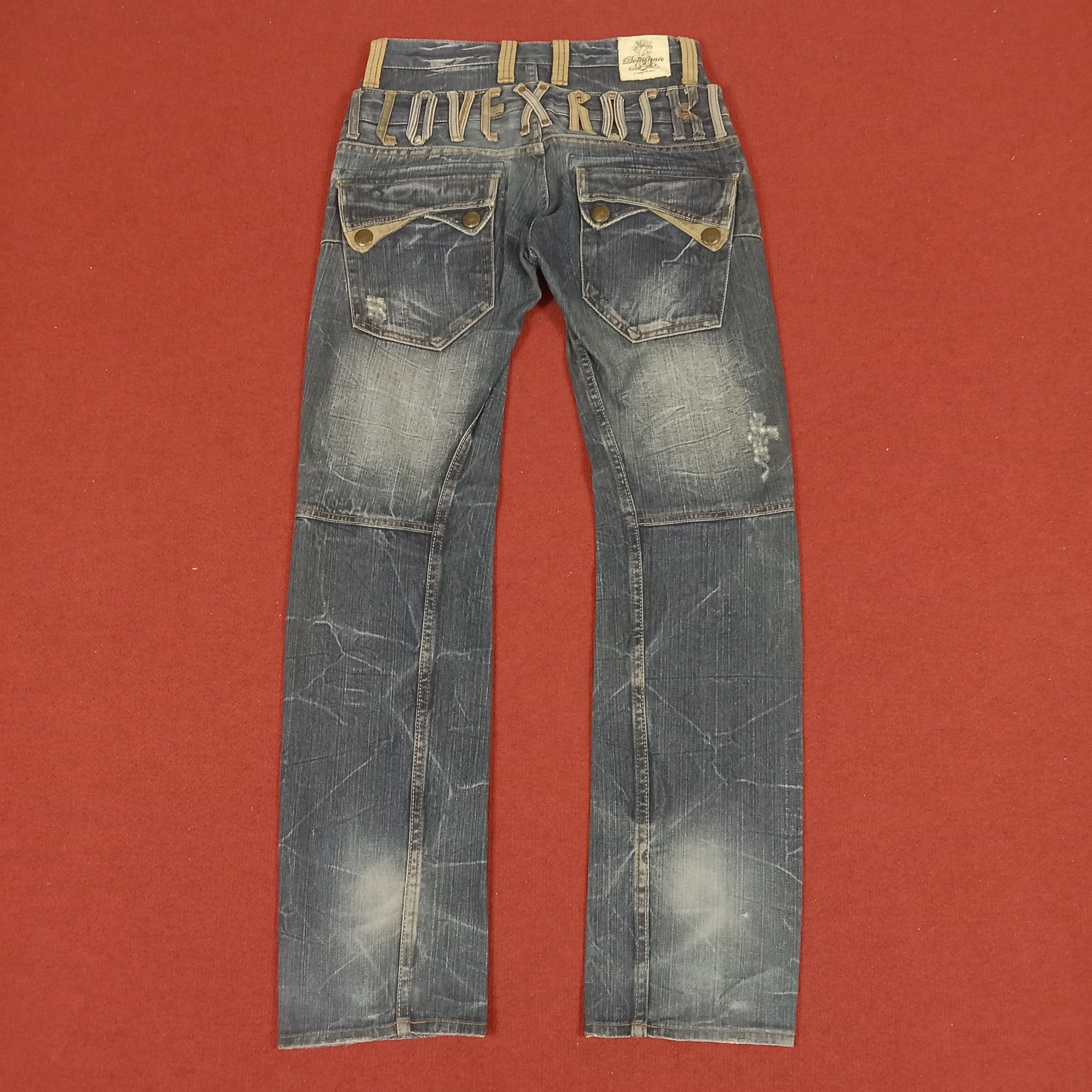 Dominate Handcrafted Fashion Rock Punk Style Jeans