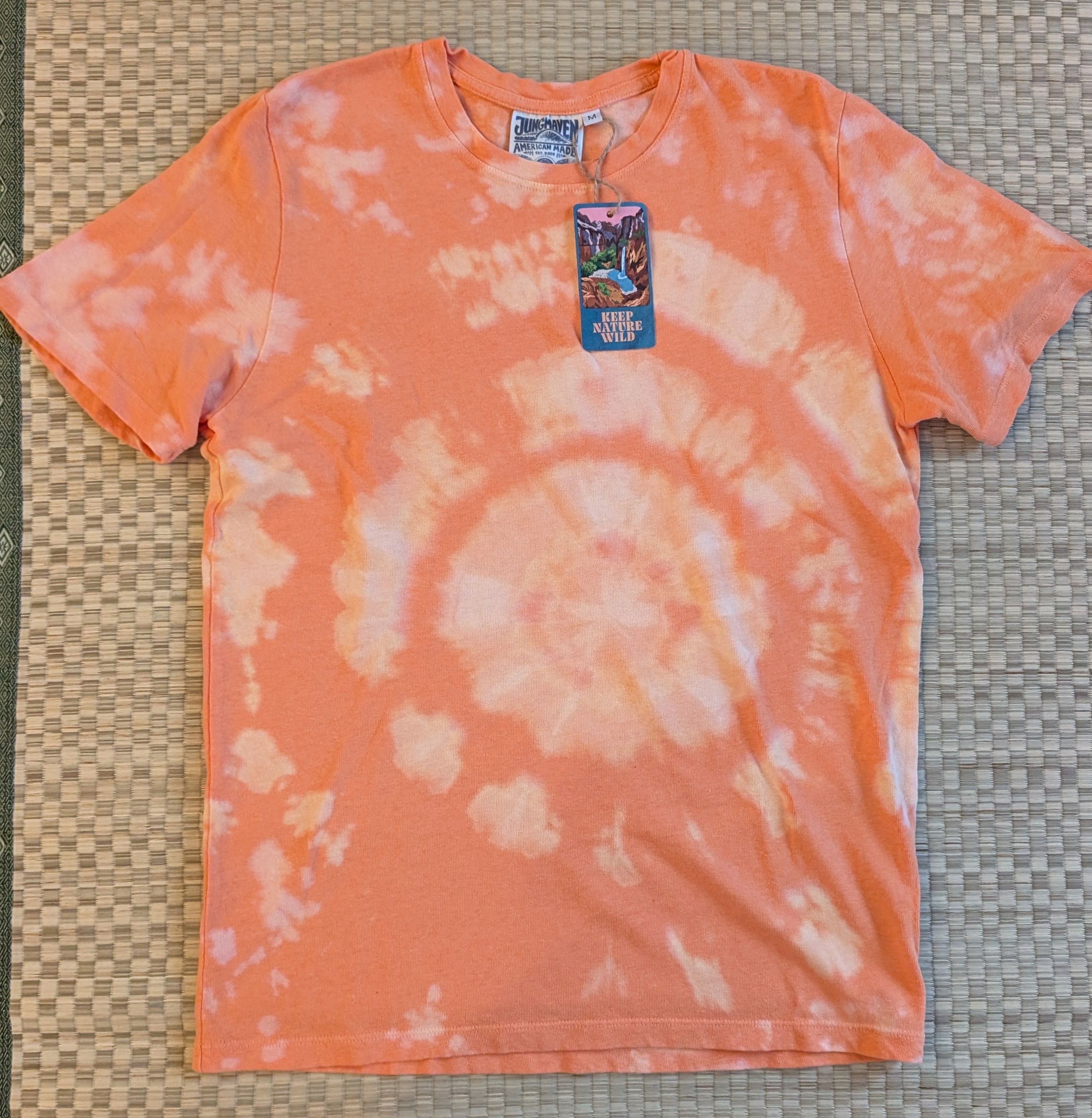 Jungmaven NWT Jungmaven River Baja Tie-dye T-shirt Apricot Size US M / EU 48-50 / 2 - 1 Thumbnail