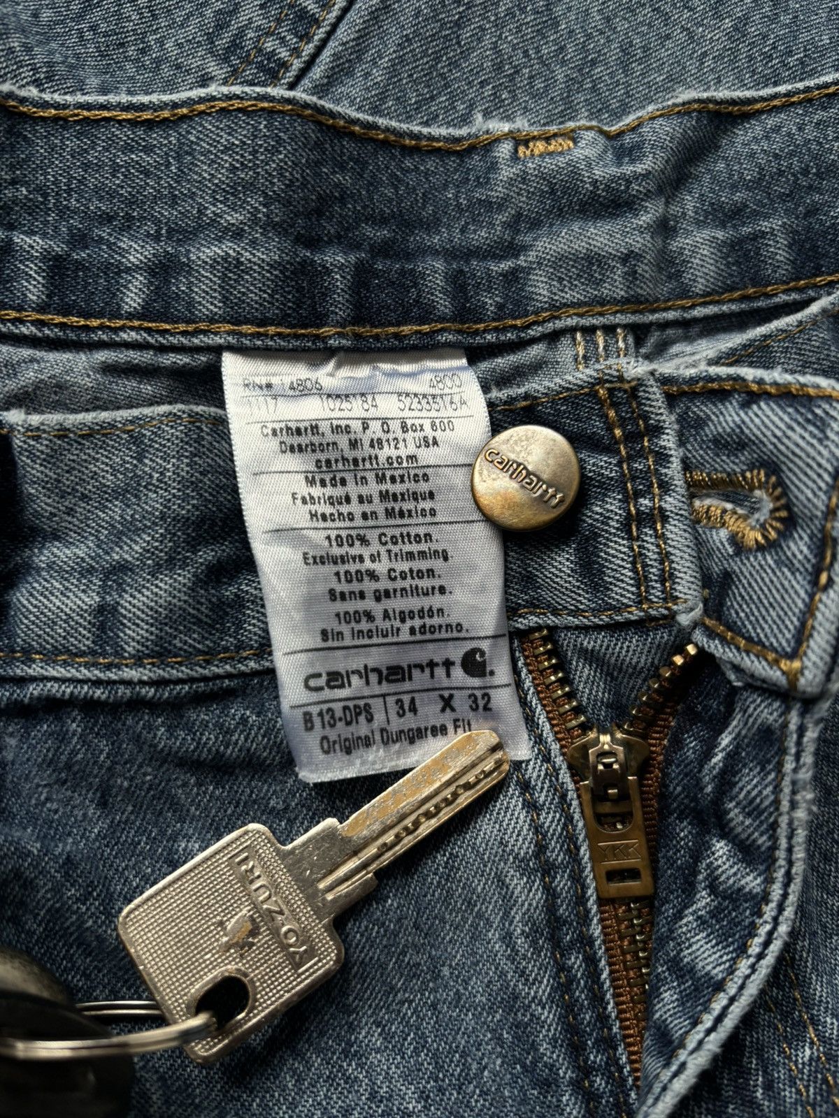 Carhartt carhartt carpenter B13 size 34 original dungare fit Size US 34 / EU 50 - 7 Thumbnail