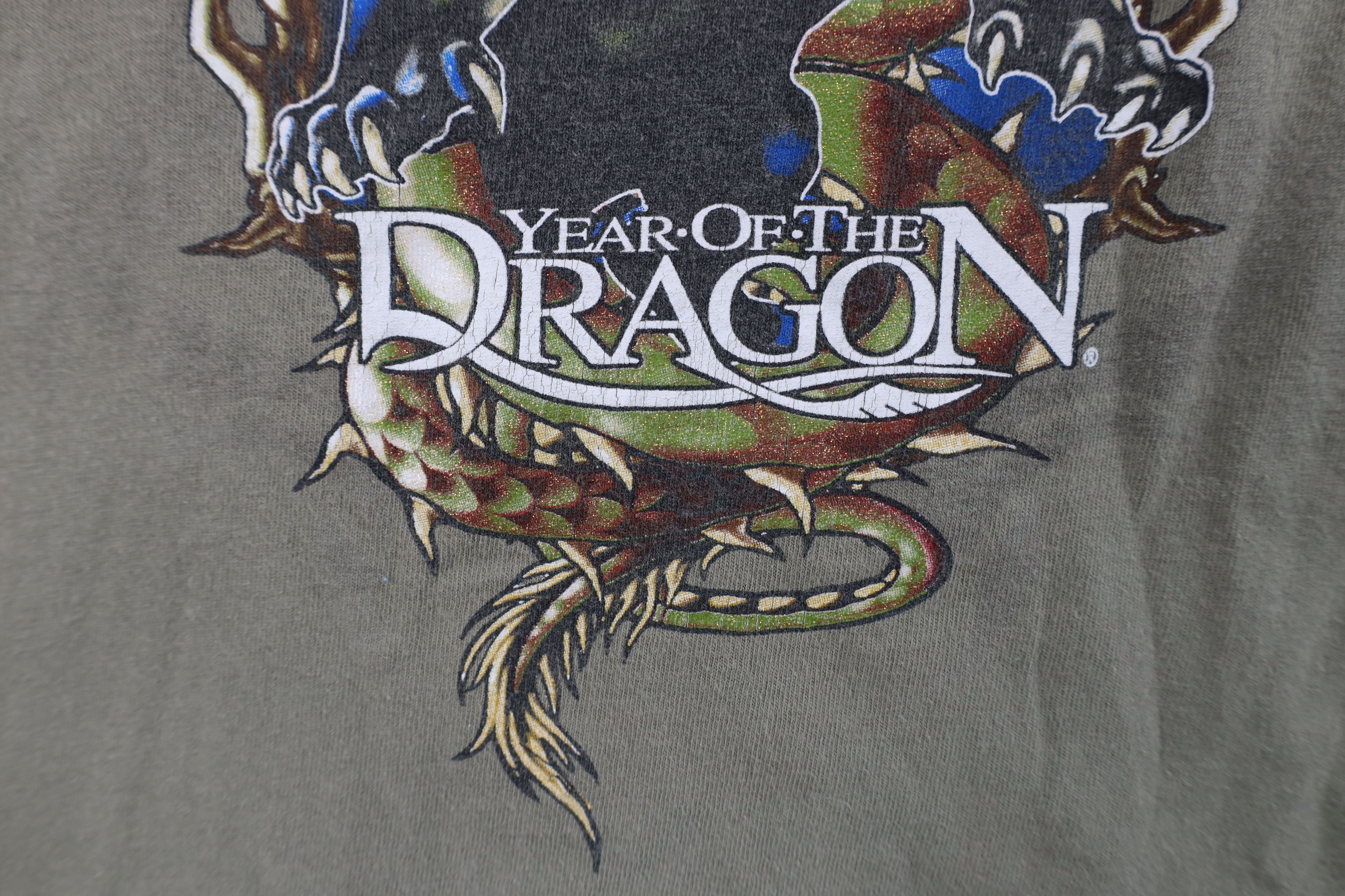 Vintage Vintage 90s Y2K Streetwear the Dragon Long Sleeve T-Shirt Size US XL / EU 56 / 4 - 11 Thumbnail