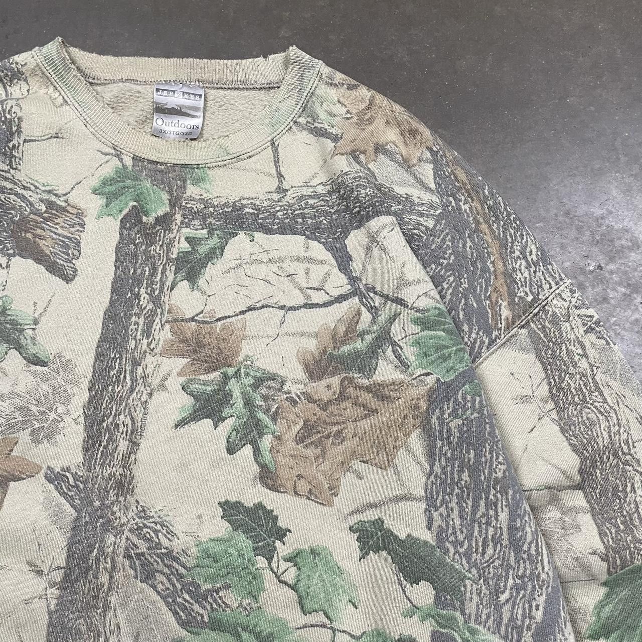Realtree × Vintage Vintage Faded Realtree Camo Crewneck 90s Jerzees Outdoors Size US XXL / EU 58 / 5 - 3 Thumbnail