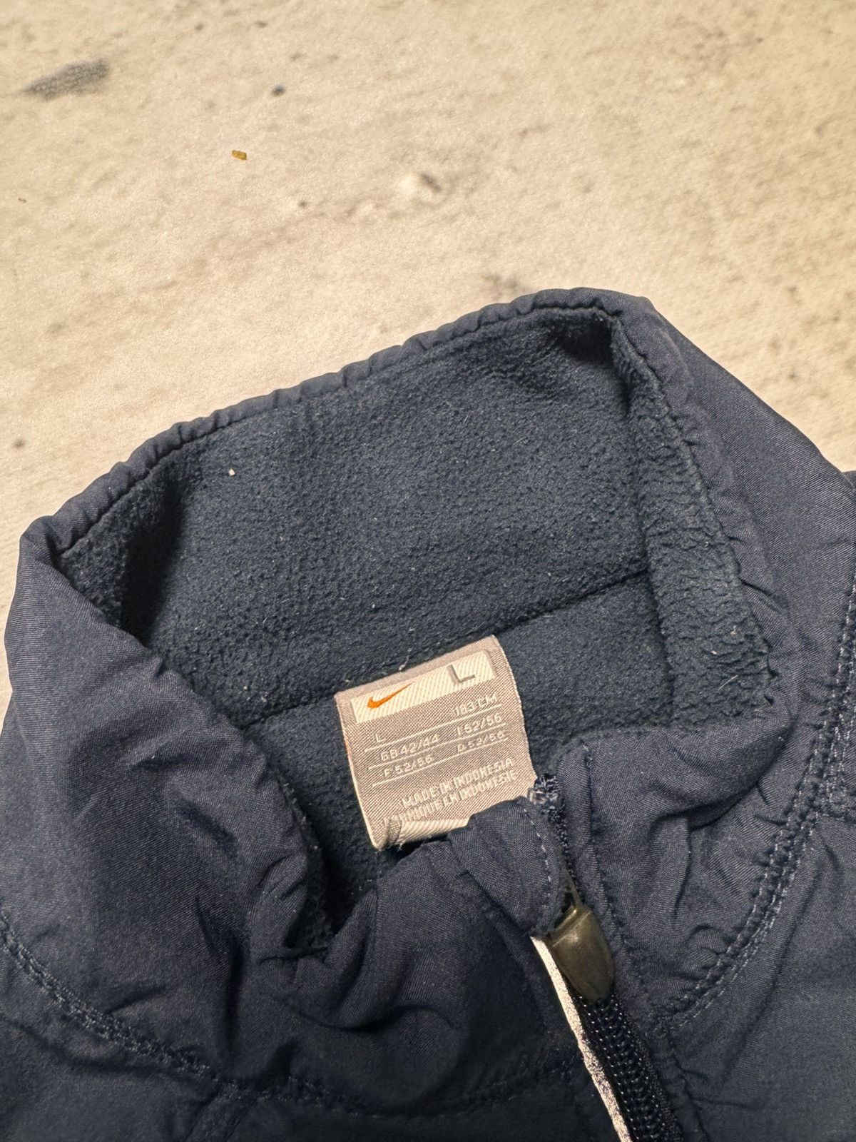 Nike × Vintage NIKE VINTAGE BASIC LOGO TEDDY FLEECE zip HOODIE Size US L / EU 52-54 / 3 - 5 Thumbnail