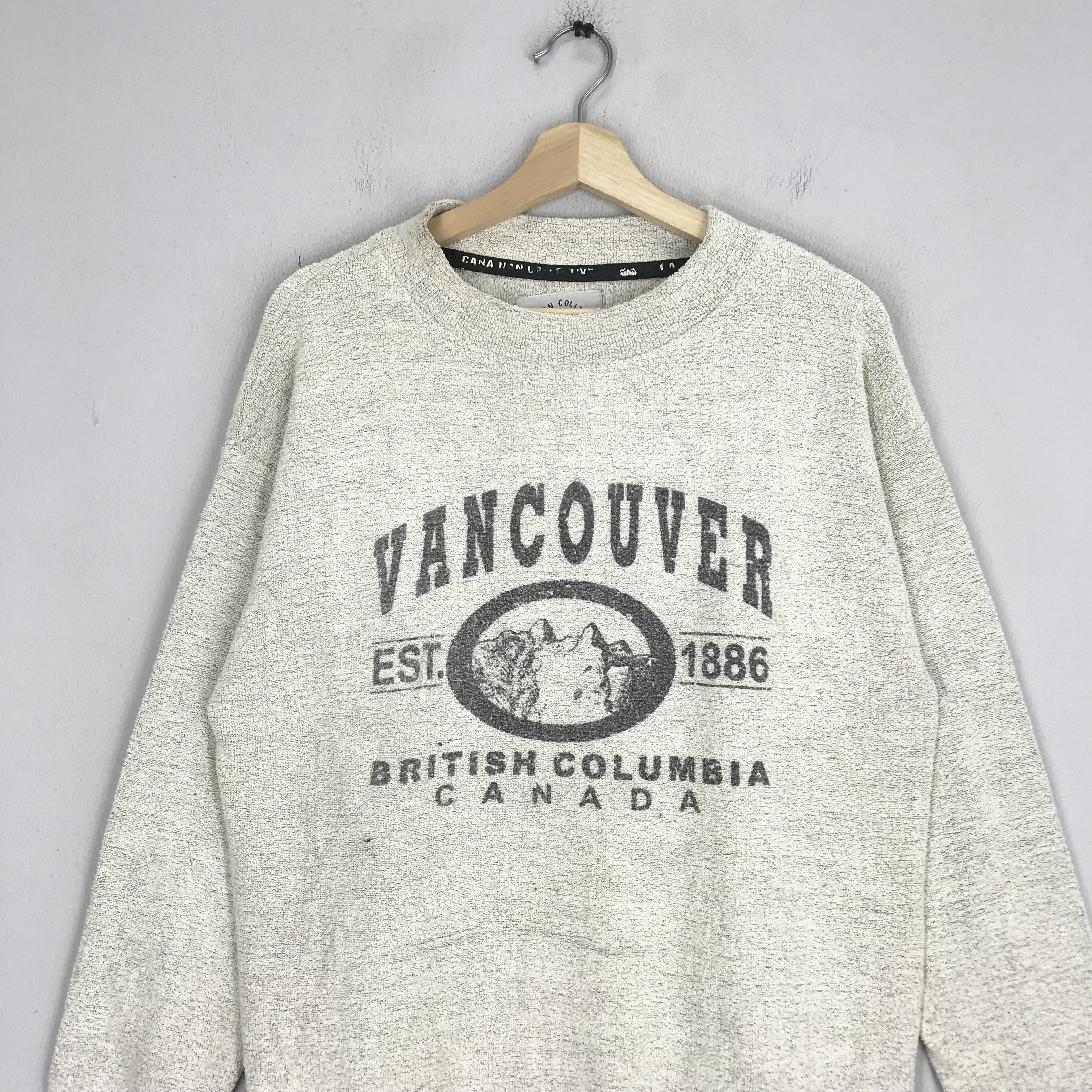 Crash Vancouver Vintage Vancouver Grey Sweatshirt - 24 Size US M / EU 48-50 / 2 - 2 Thumbnail
