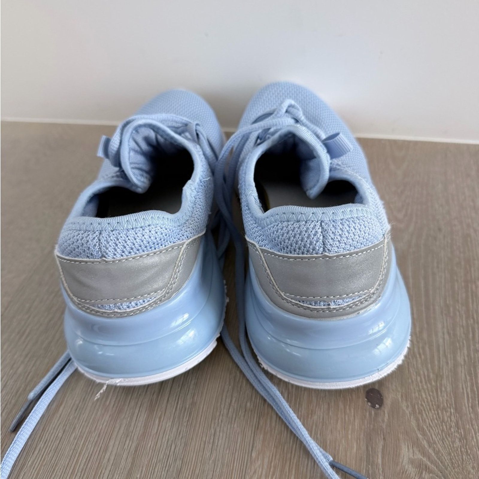 Other Like New ACX Comfortable Light Blue Knit Sneakers size 7 Size US 7 / IT 37 - 4 Thumbnail