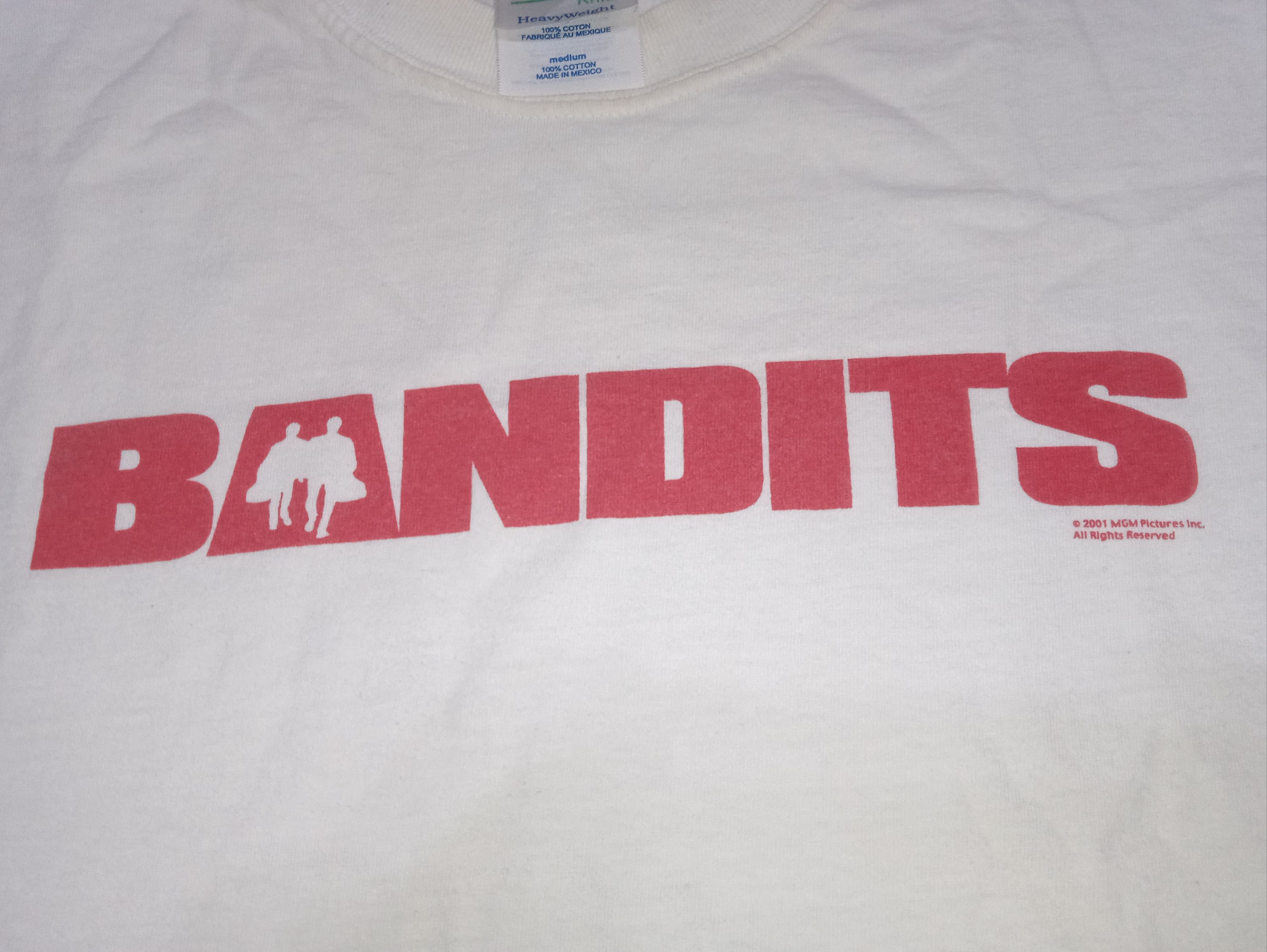Vintage Vintage 2000s Bandits Comedy Movie T-Shirt Bruce Willis Size US M / EU 48-50 / 2 - 3 Thumbnail