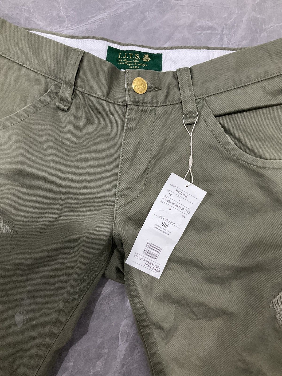 Japanese Brand New I.J.T.S Japanese Brand Distressed Jeans Size US 30 / EU 46 - 5 Thumbnail