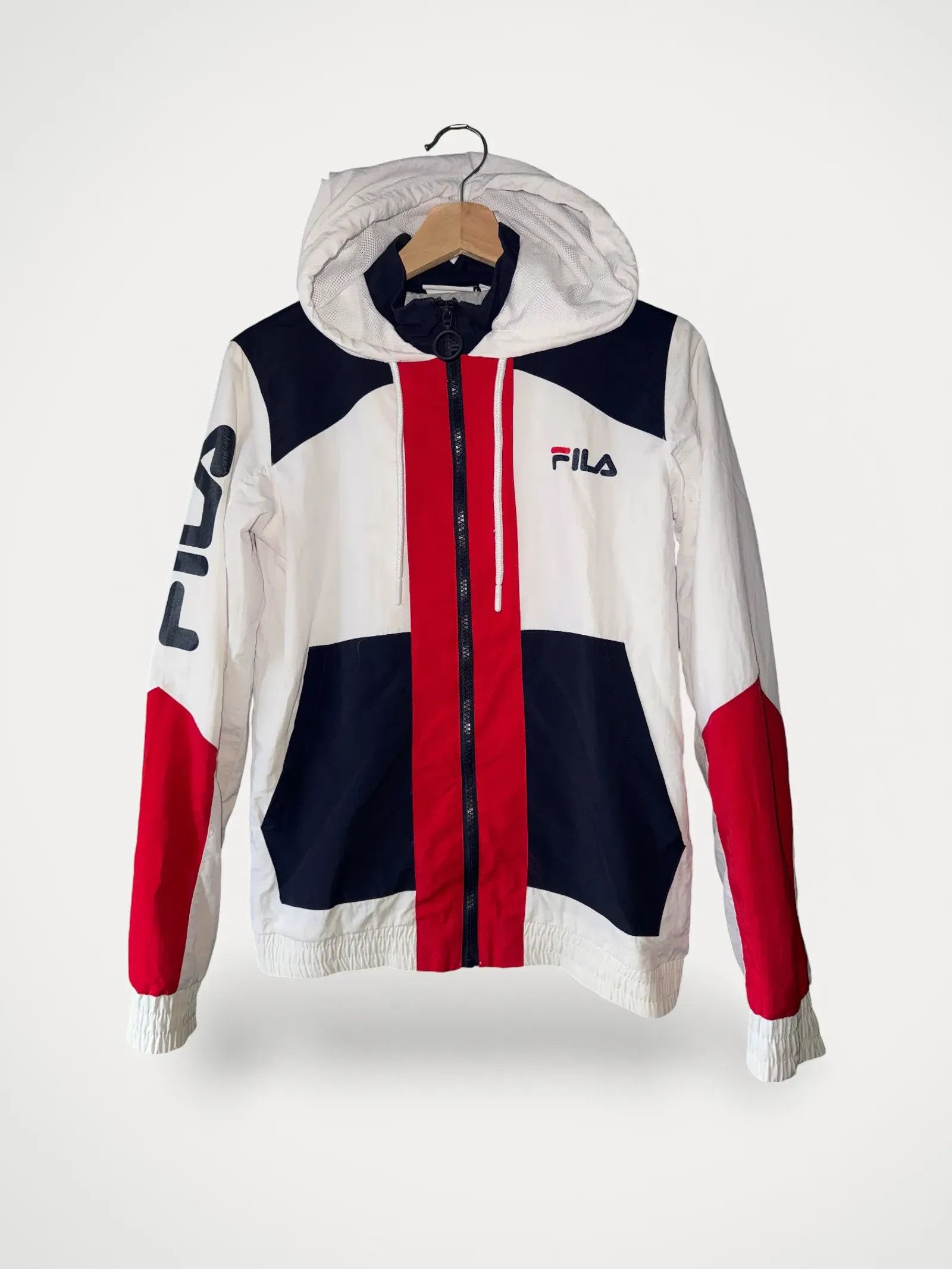 Fila Fila Fila Colour Block Vindtygsjacka Jacket Size XS / US 0-2 / IT 36-38 - 1 Thumbnail