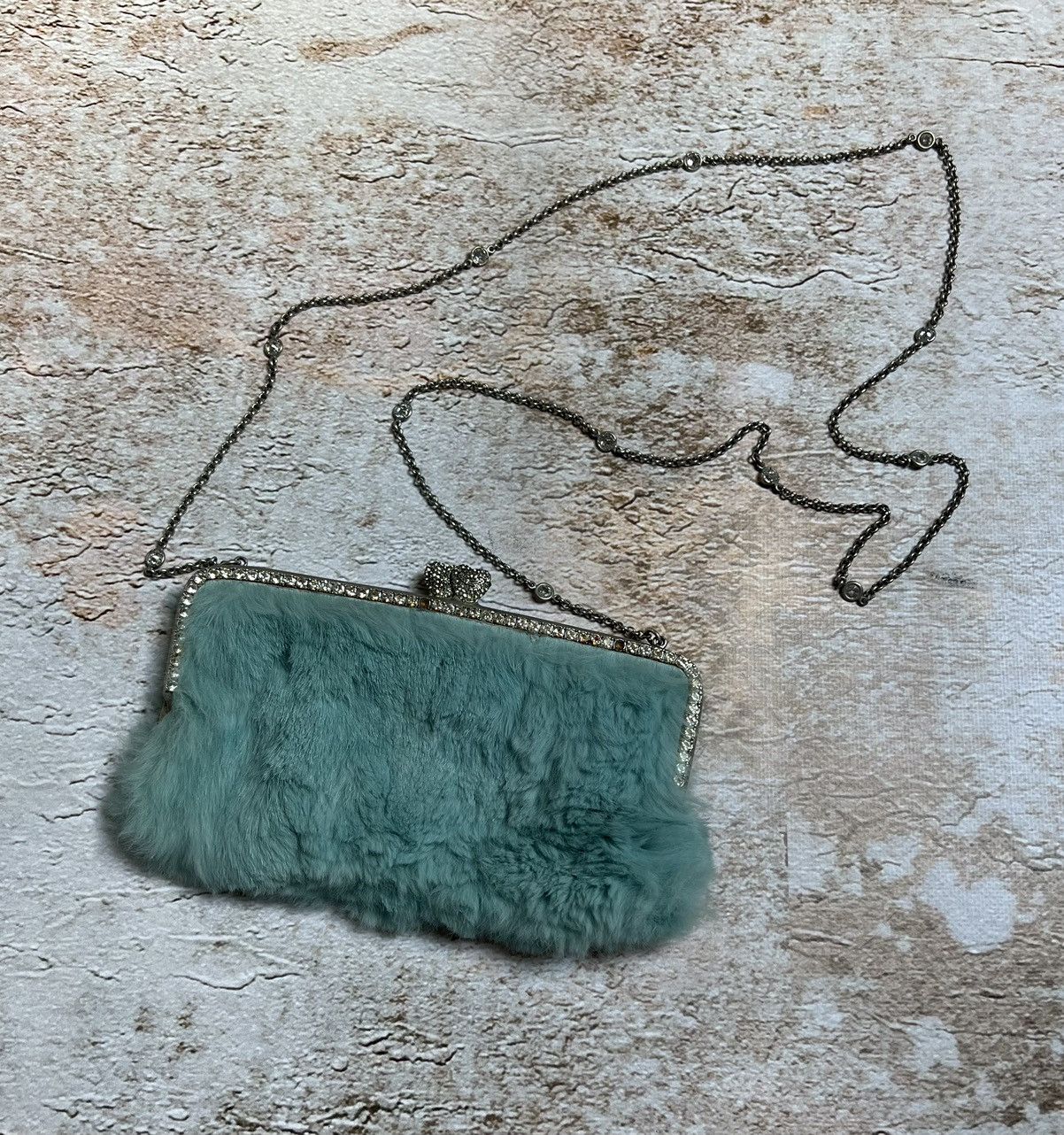 Juicy Couture vintage rare fur mini shoulder bag