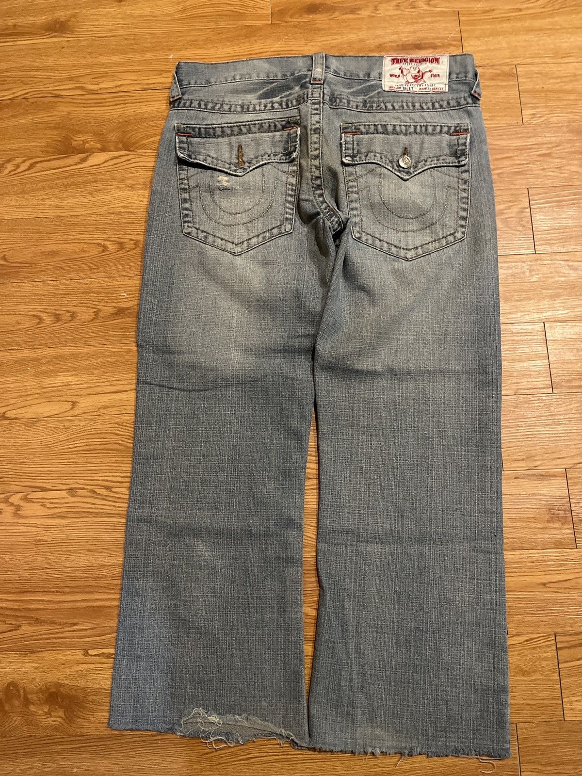 True Religion vintage y2k thrashed and faded true religion jeans Size US 36 / EU 52 - 1 Thumbnail