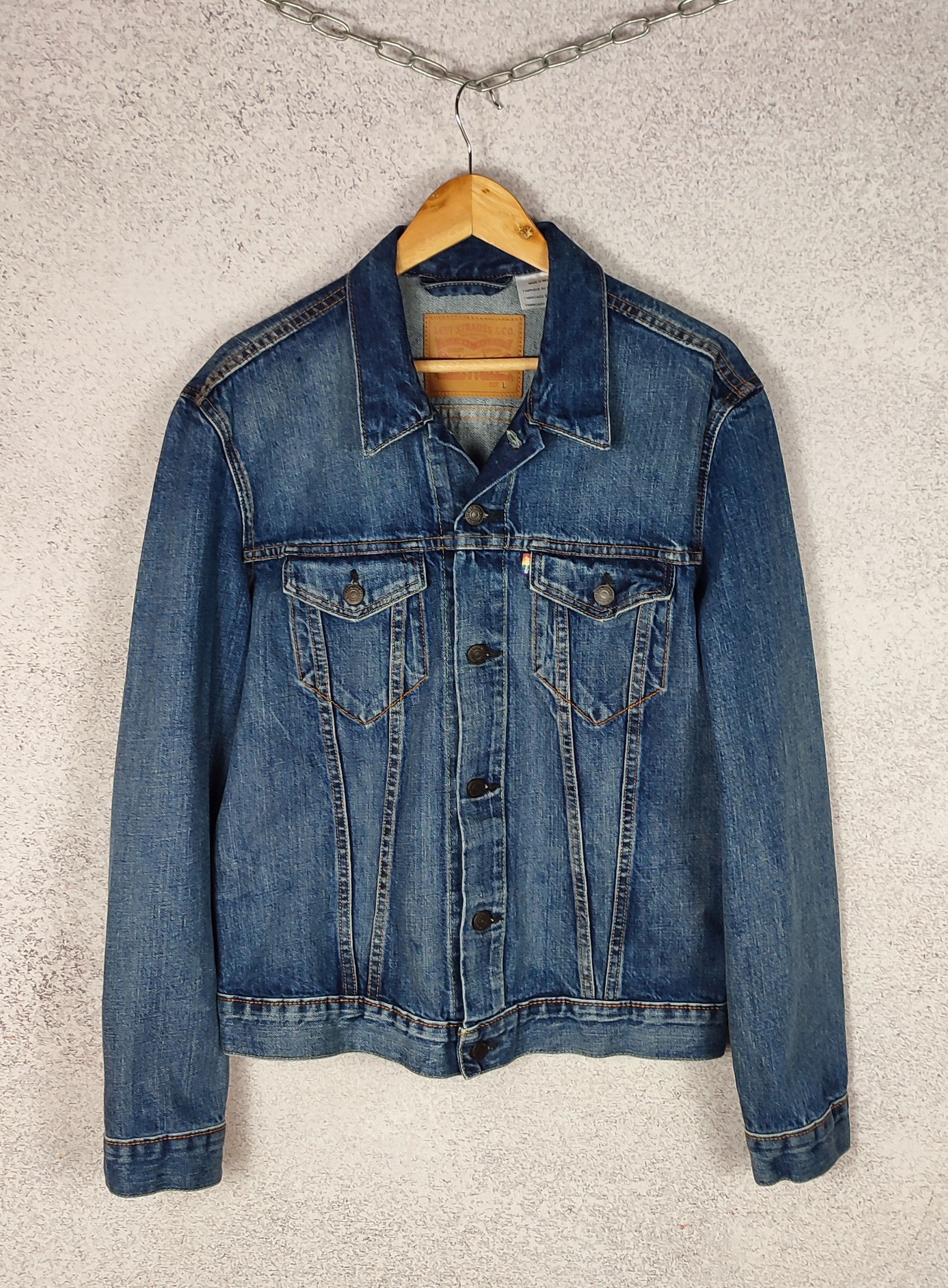 Levi's pride trucker jacket best sale