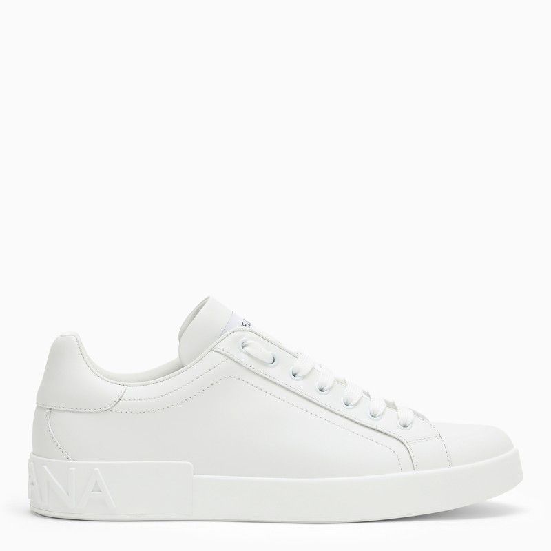 image of Dolce Gabbana Dolce&gabbana Portofino White Low Trainer Shoes, Men's (Size 9)