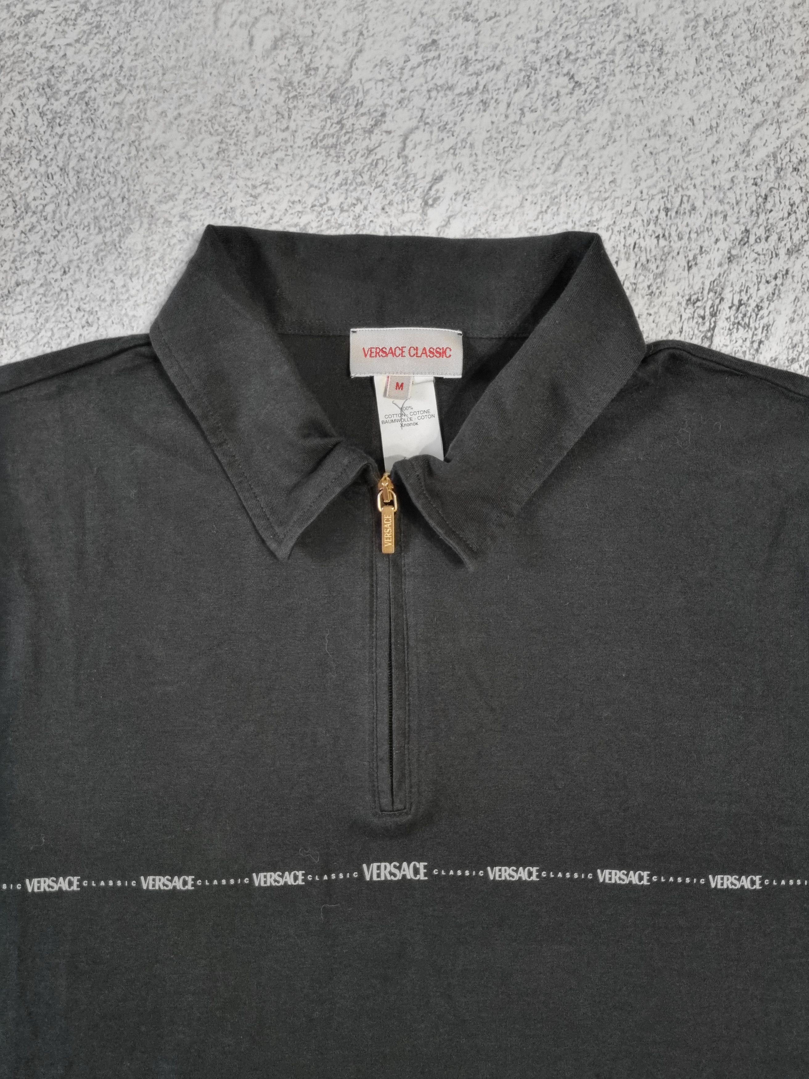 Versace Versace Classic Zip Polo Size US M / EU 48-50 / 2 - 4 Thumbnail