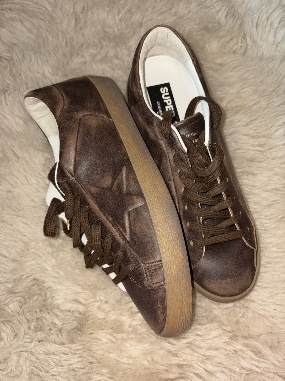 Golden Goose Golden Goose leather low top sneakers Size US 8 / EU 41 - 3 Thumbnail