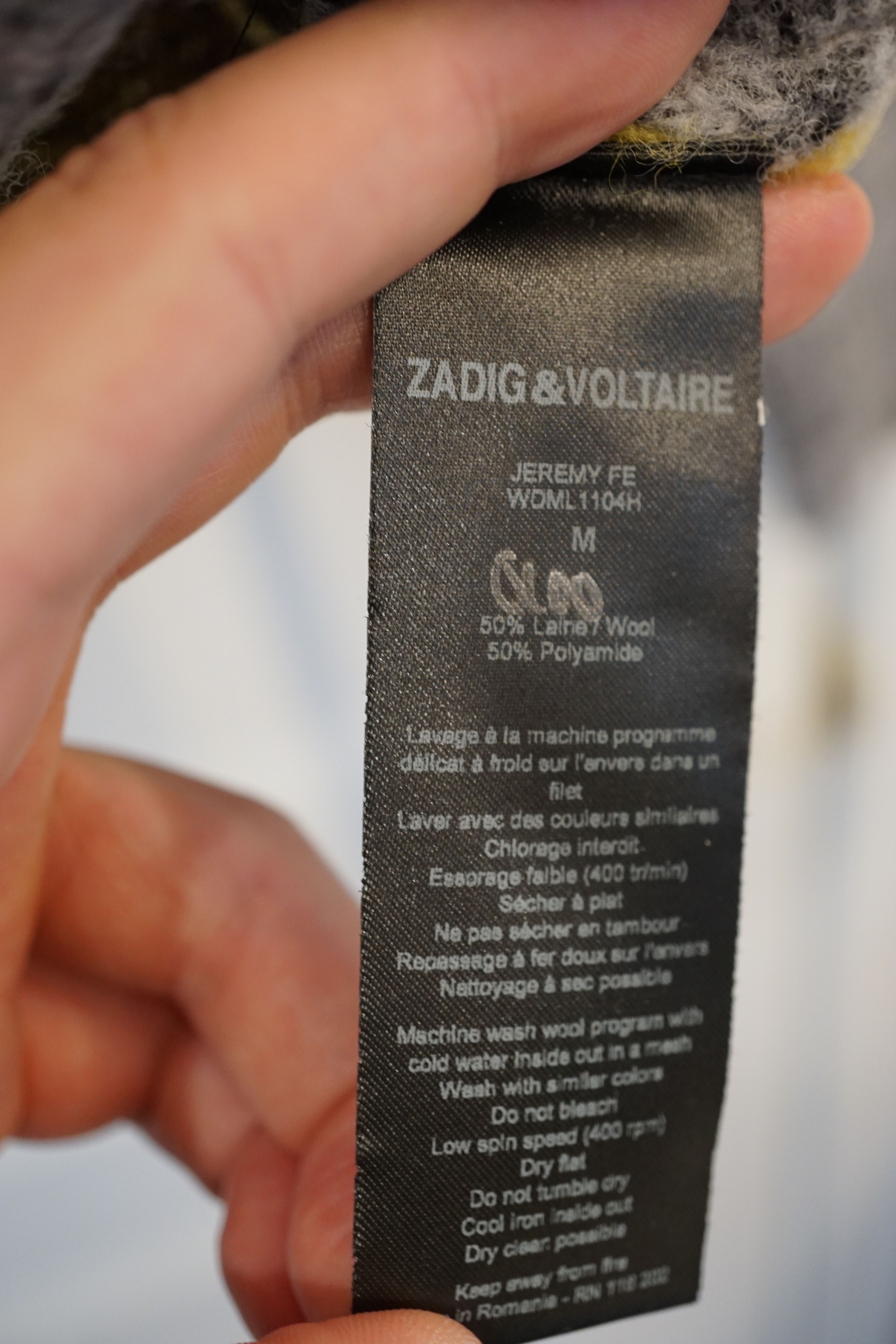 Zadig & Voltaire Zadig & Voltaire Wool Sweater Size US M / EU 48-50 / 2 - 3 Thumbnail