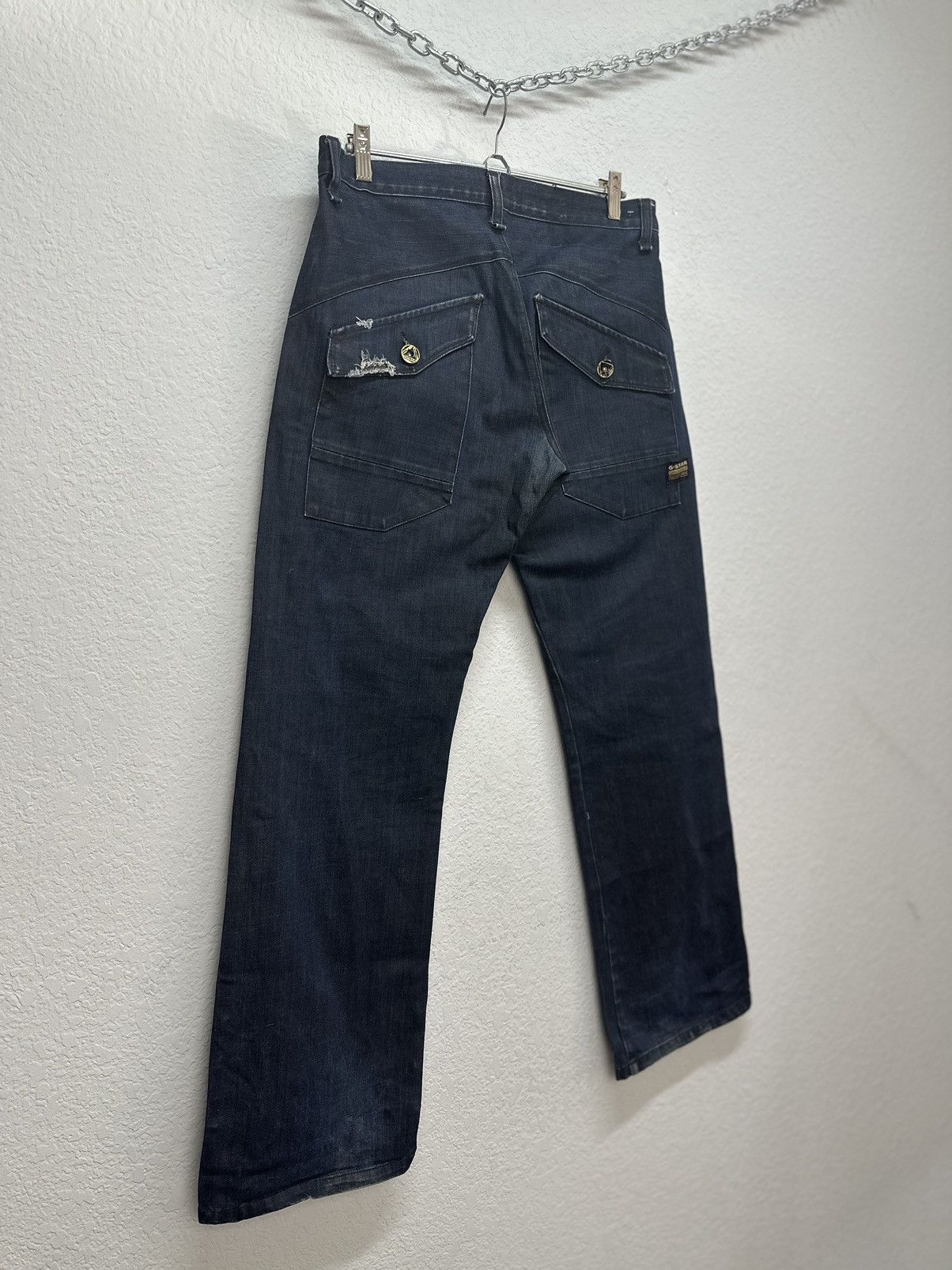 G-Star Vintage cargo denim distressed rare G-star style jeans pants Size US 34 / EU 50 - 15 Thumbnail