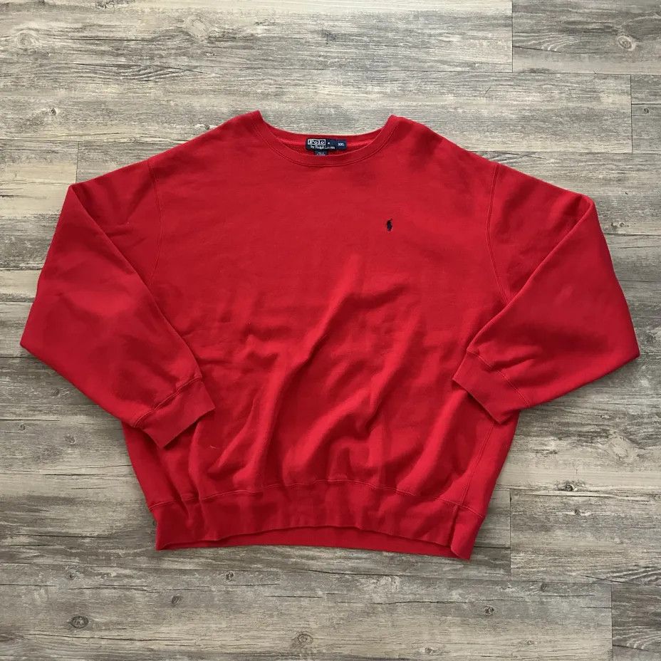 Polo Ralph Lauren Vintage Polo Ralph Lauren Small Pony Pullover Sweatshirt Size US XXL / EU 58 / 5 - 1 Thumbnail