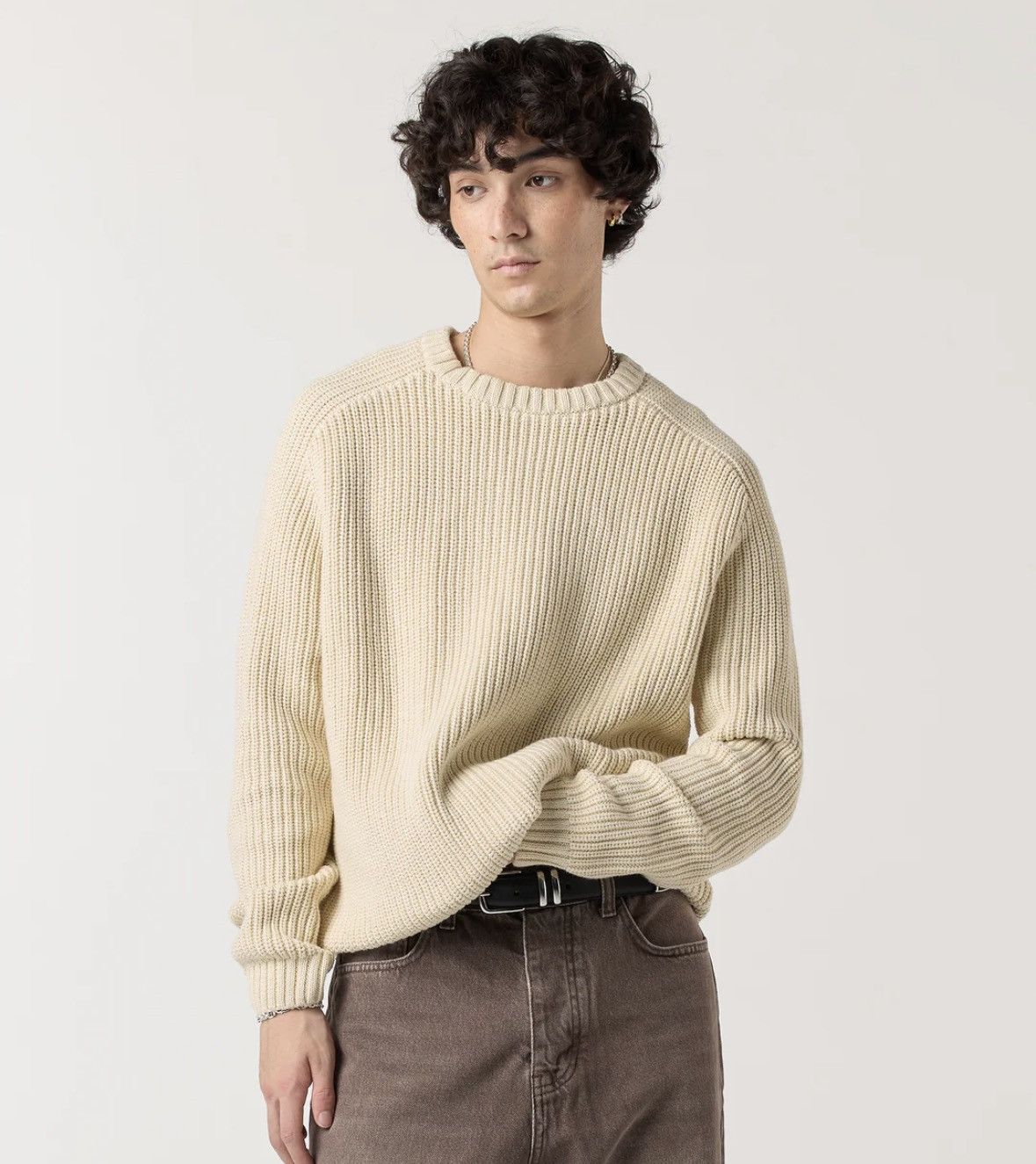 Ronning Ronning London stone/beige fisherman sweater Size US M / EU 48-50 / 2 - 3 Thumbnail