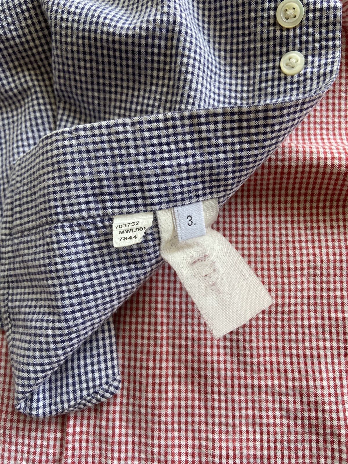 Thom Browne Thom Browne - Patchwork Multi Color Button Ups Shirt Size US L / EU 52-54 / 3 - 6 Thumbnail