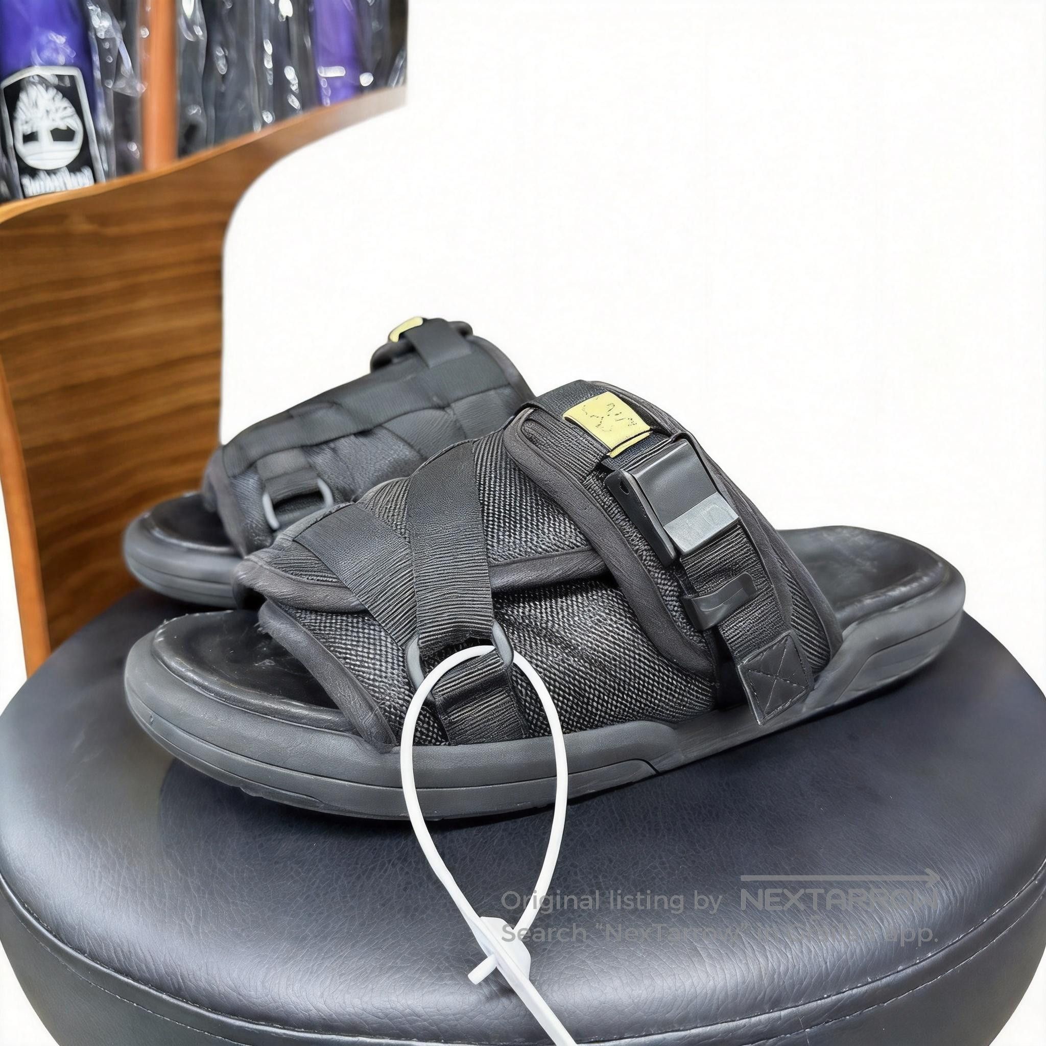 Visvim Visvim Christo 2-Tone Sandals Black/Navy | Grailed