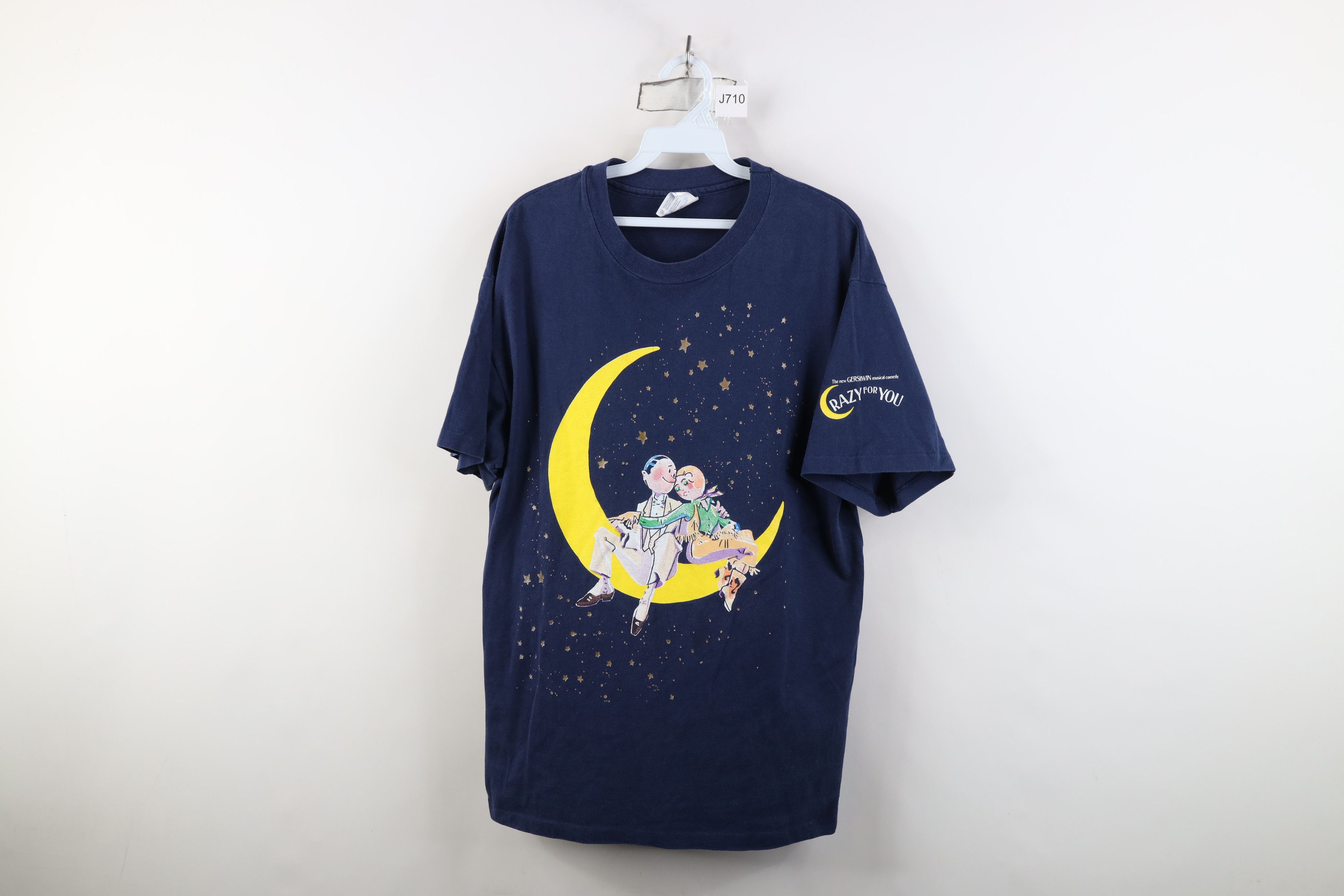 Vintage Vintage 90s Crazy For You Musical Play Short Sleeve T-Shirt Size L / US 10 / IT 46 - 1 Thumbnail