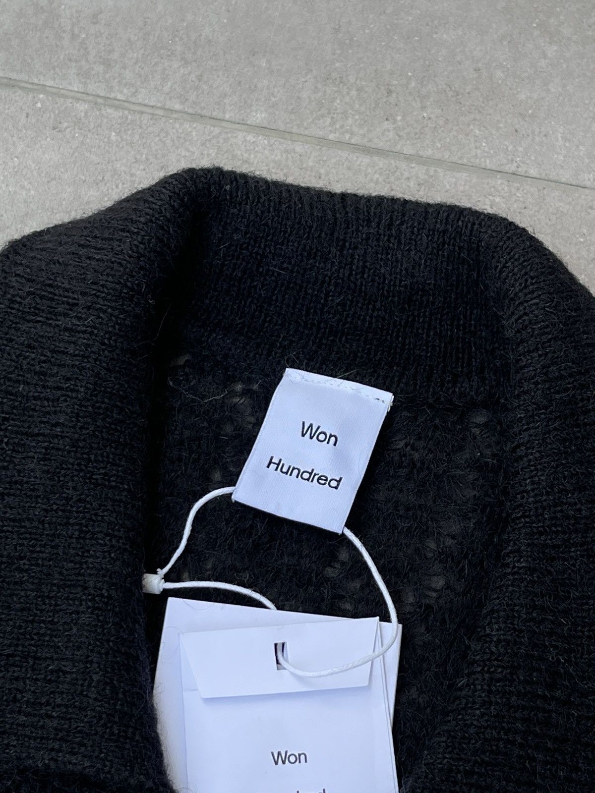Our Legacy × Won Hundred !DS! AW23 Won Hundred Mazar LS Black Knitted Cardigan Size US M / EU 48-50 / 2 - 20 Thumbnail