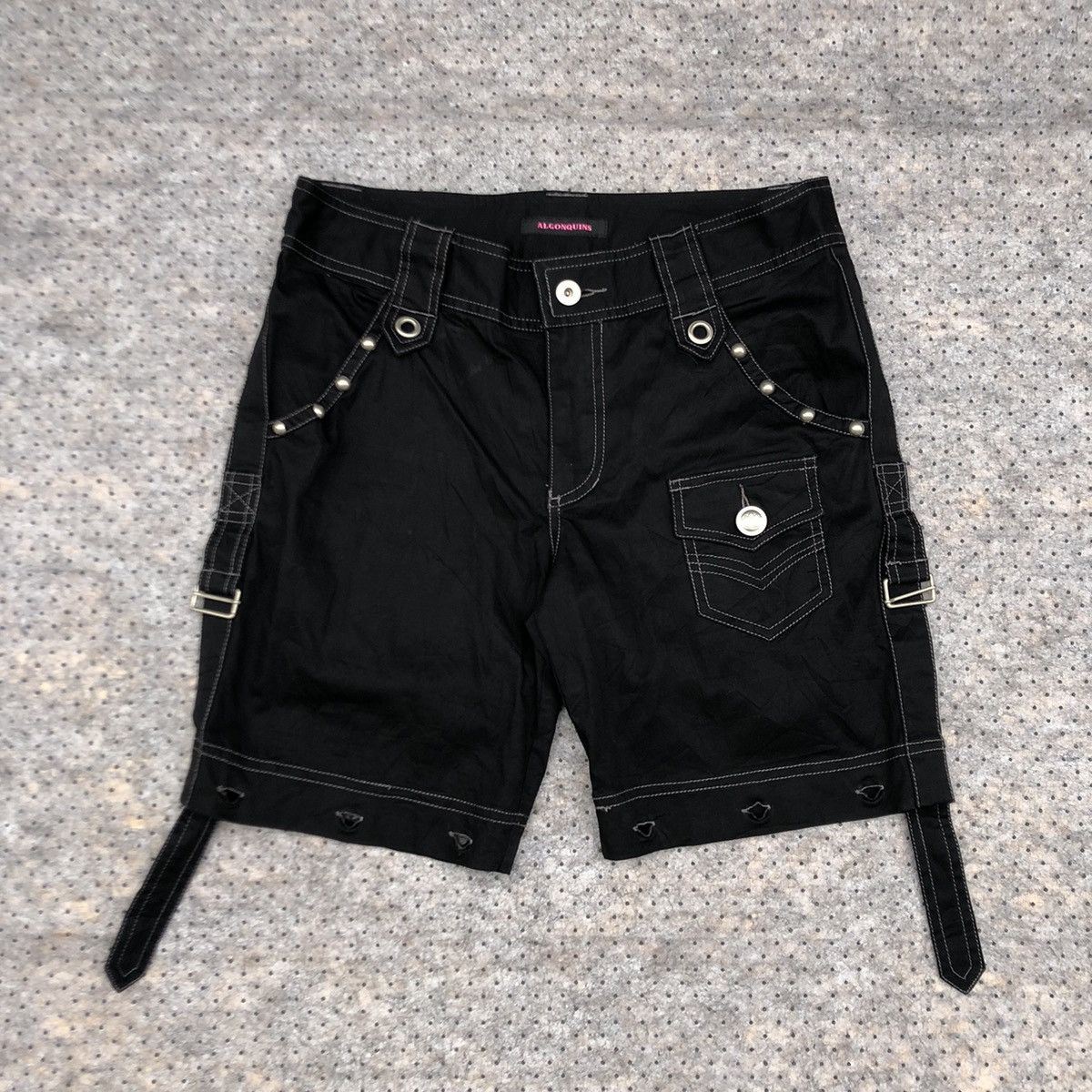 Japanese Brand Algonquins Studded Bondage Multi Pants Size 30" / US 8 / IT 44 - 10 Thumbnail